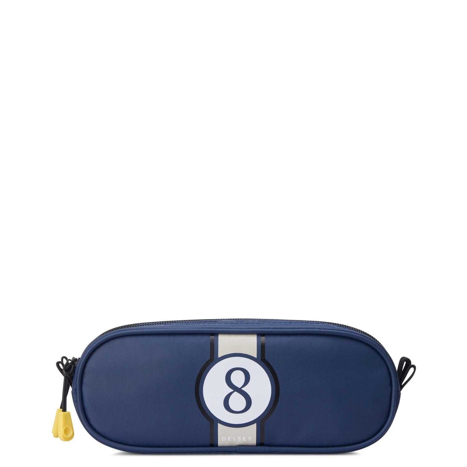 Delsey BTS 2023 Top Zip Opening Pencil Case 2 Compartment Blue Printing 00338917312