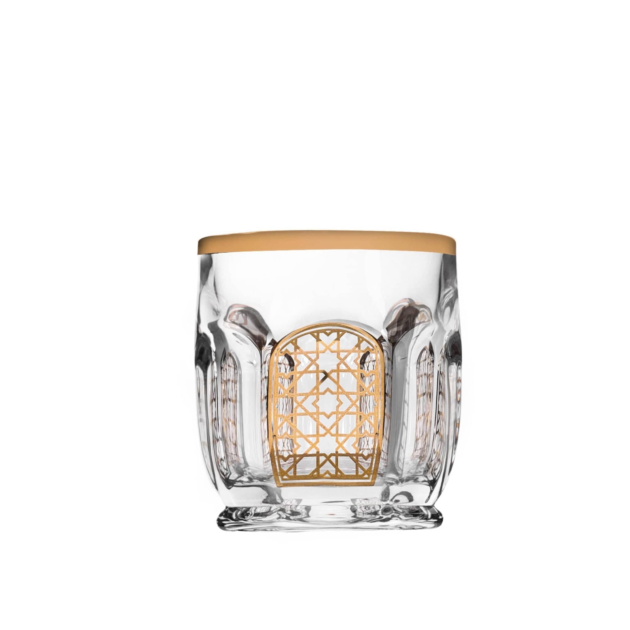 Dimlaj Cordoba Set of 4 Pcs Short Tumblers (Gold)