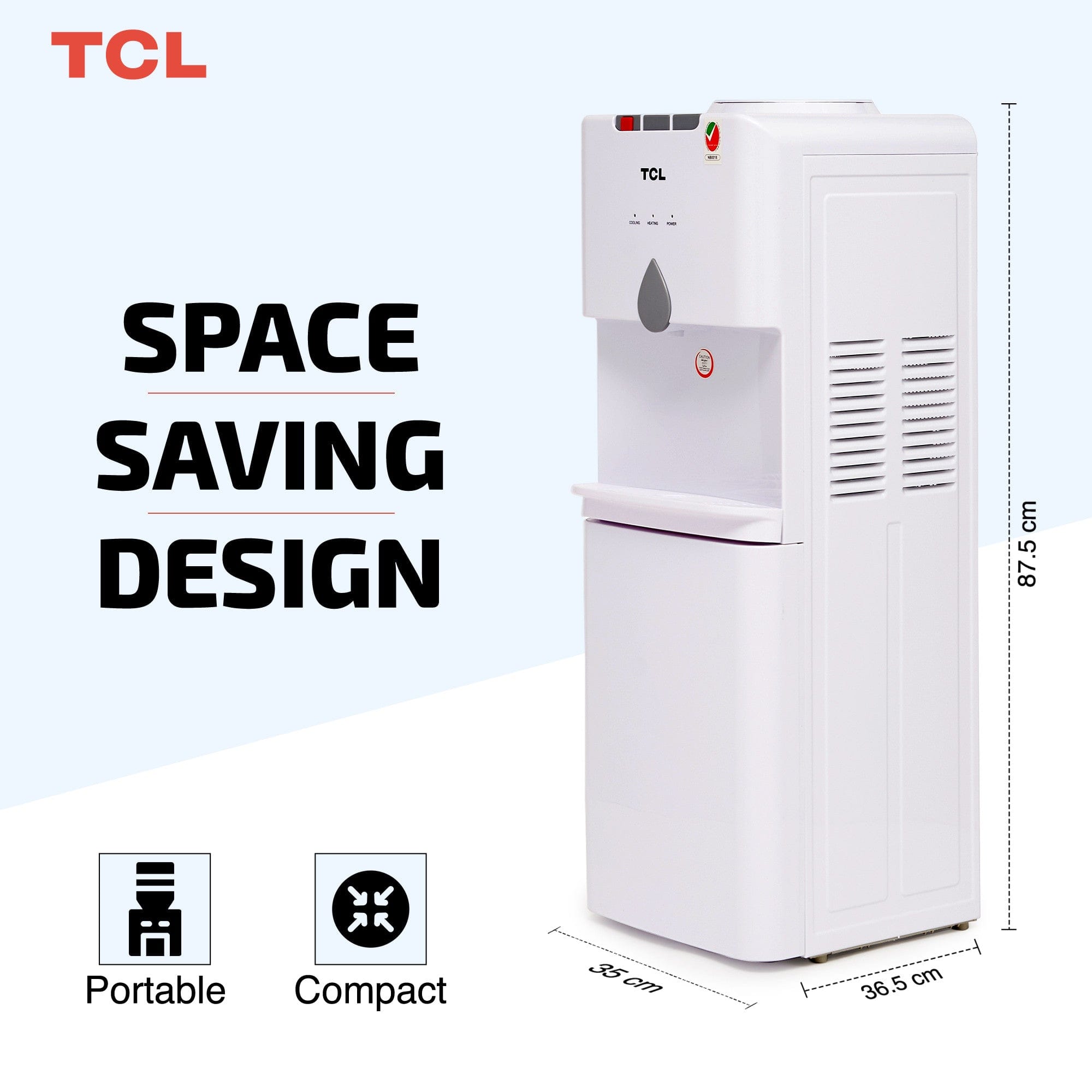 TCL 3-Tap Top Loading Water Dispenser