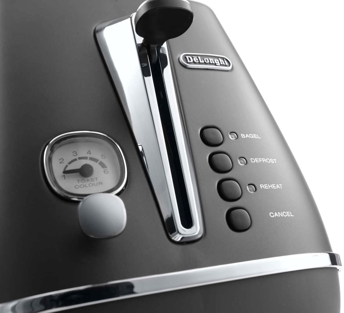 De'Longhi Distinta Toaster With Bun Warming CTI2103.BK+BUN WARMING - Jashanmal Home