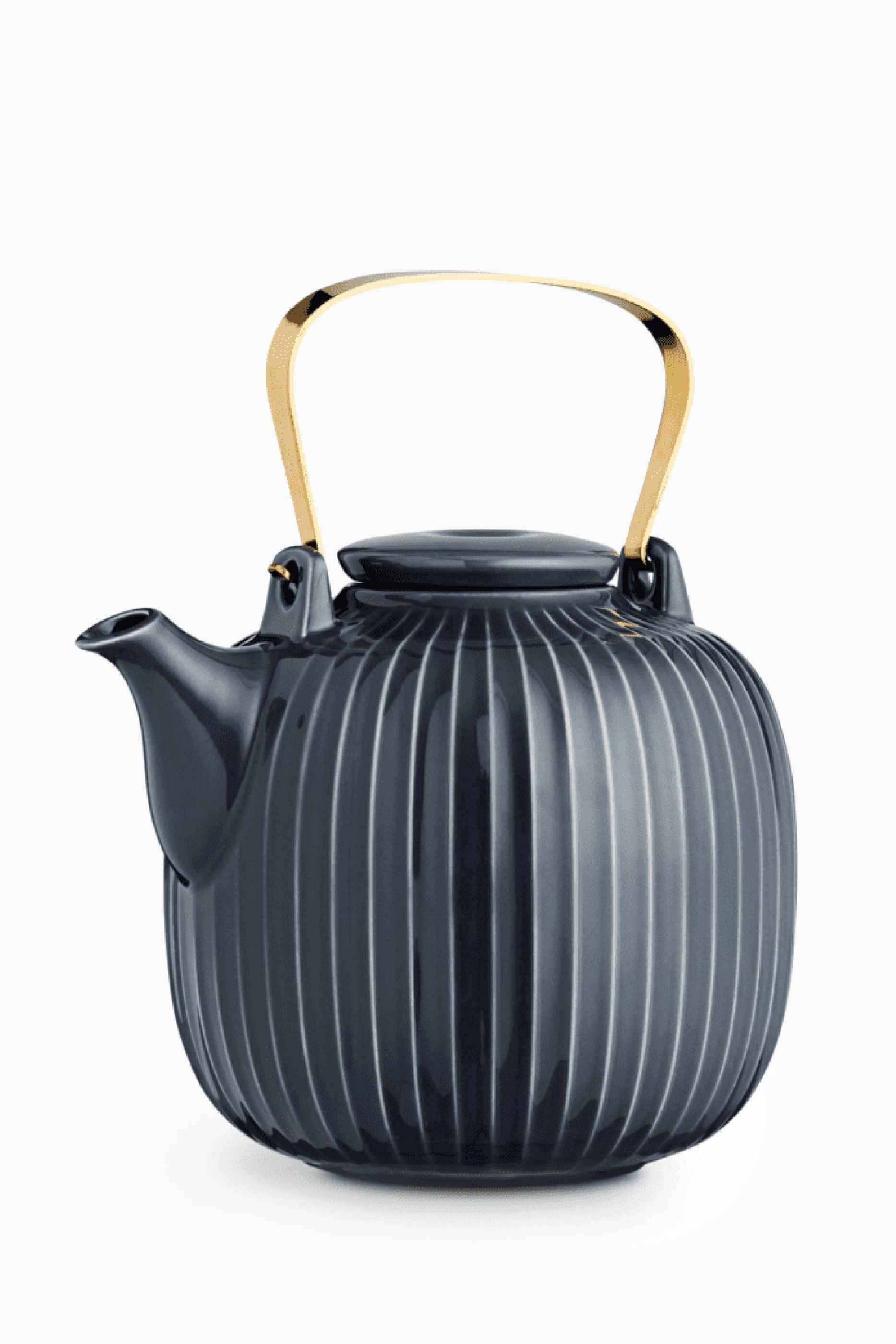 Kahler Hammershøi Teapot 1 2 L Anthracite Grey 17008