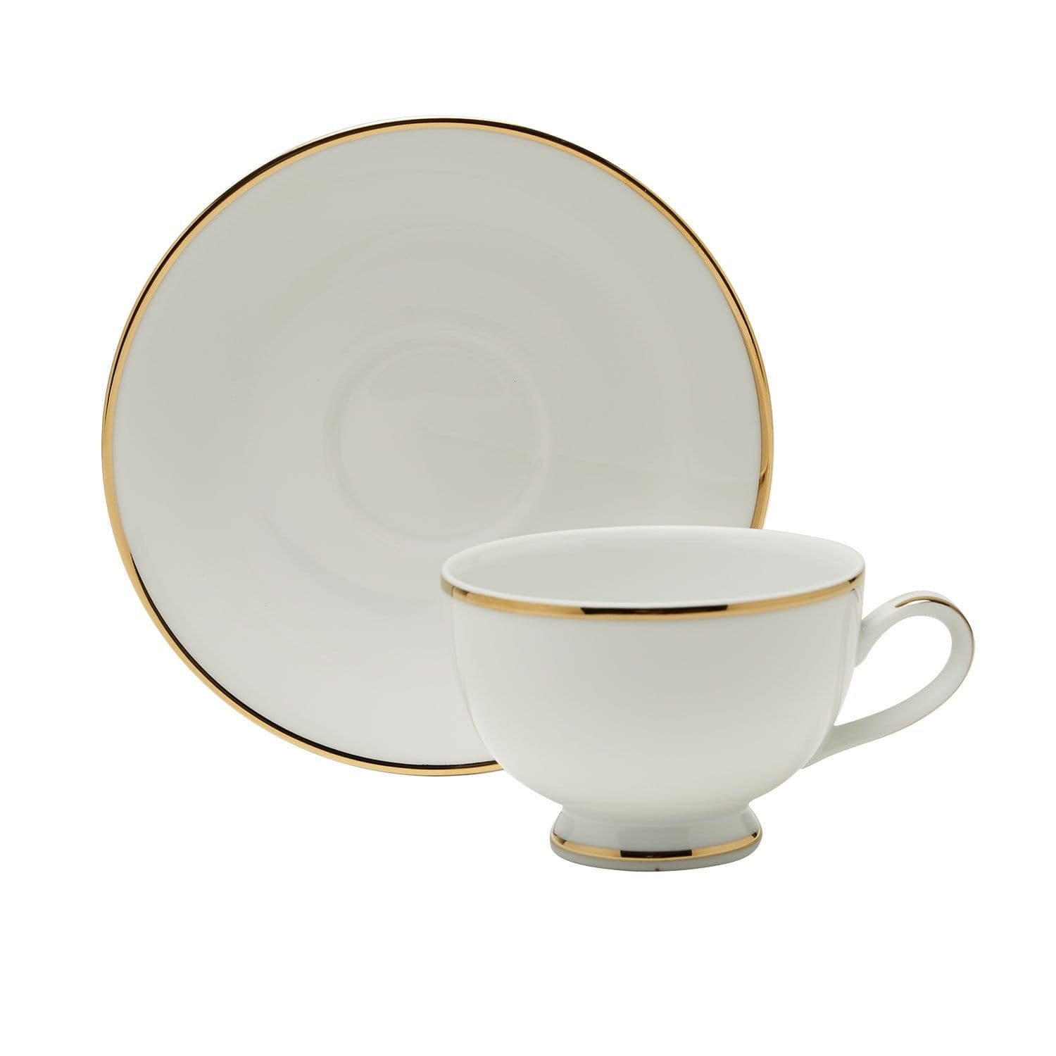 Dankotuwa 3Mm Gold 1+1 Tea Cup & Saucer - 3Mmgld-0889/0887