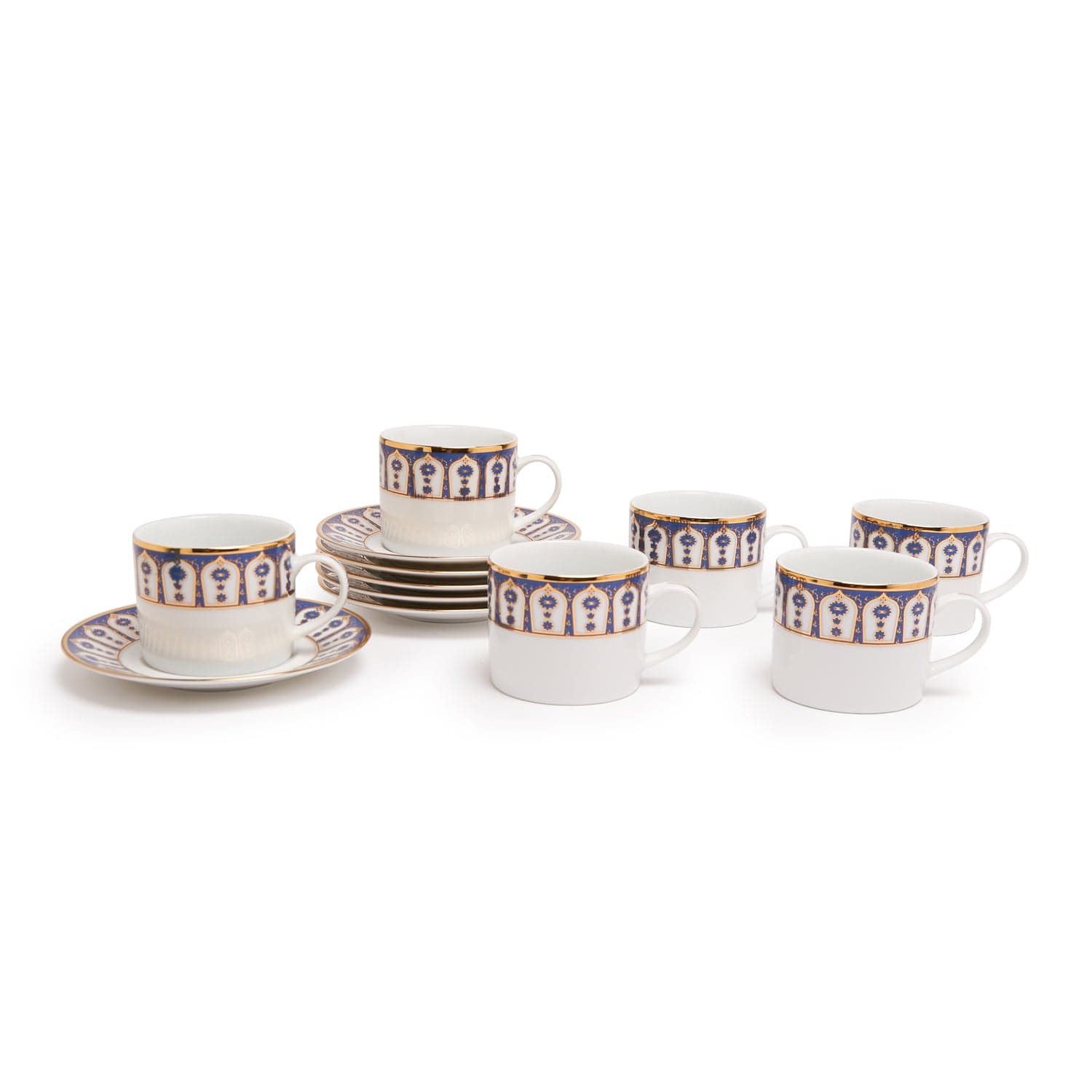 Dankotuwa Pandora 6Pc Tea Cup And Saucer