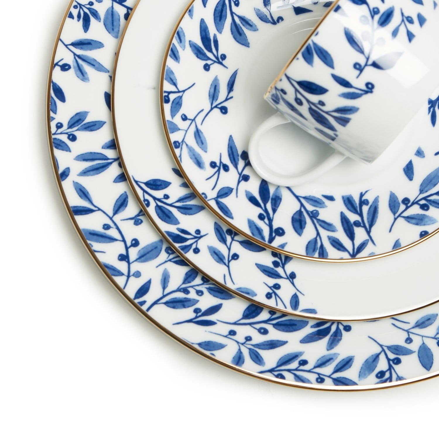 IMOGENE BLUE 59PC DINNER SET - IMOG-59DS