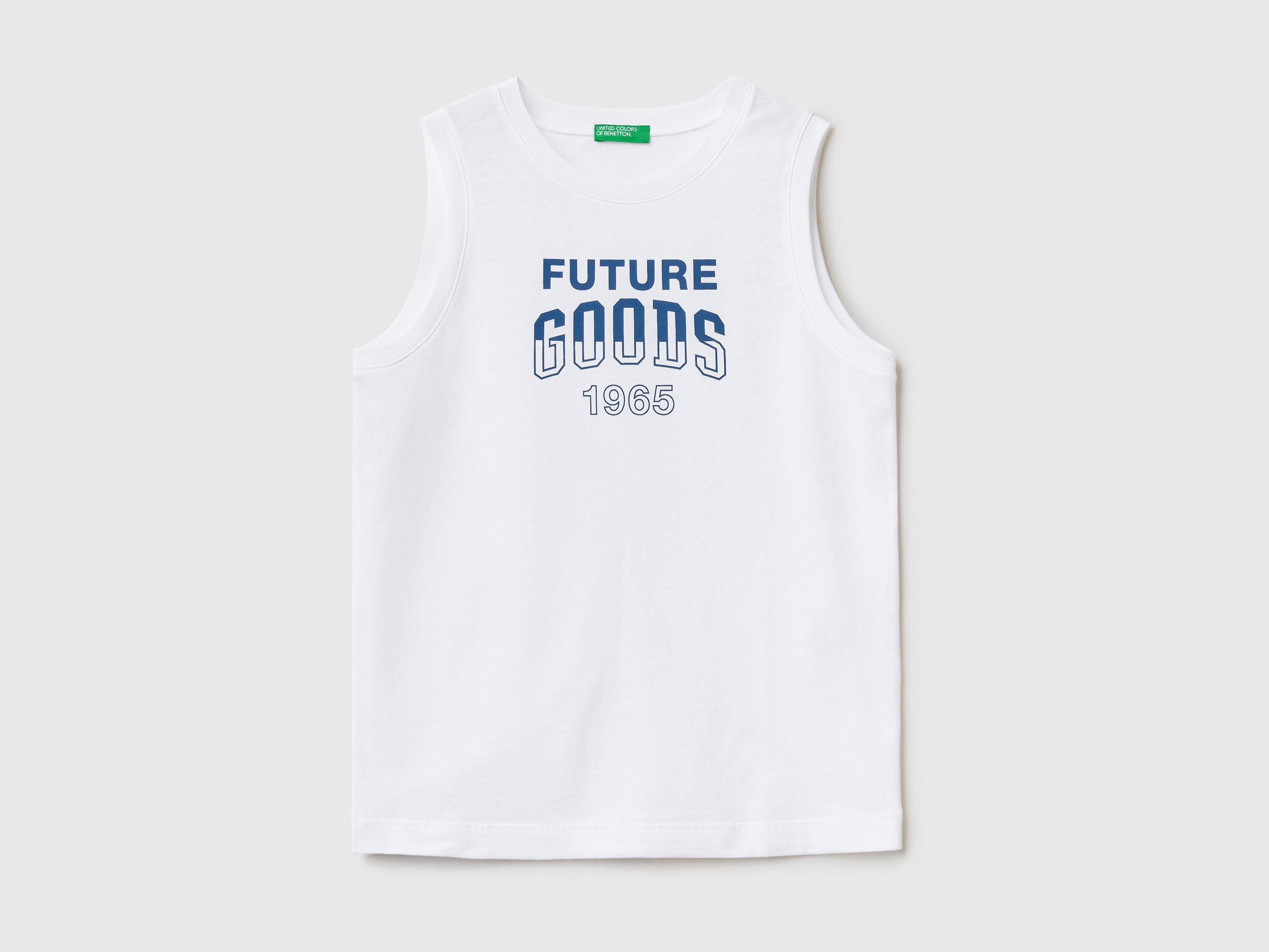 Tank top with text print