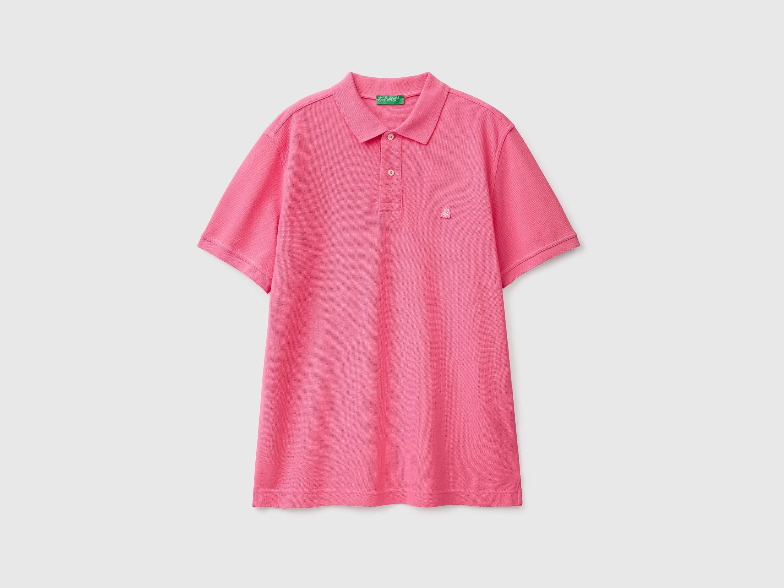 Short sleeve polo in 100% cotton