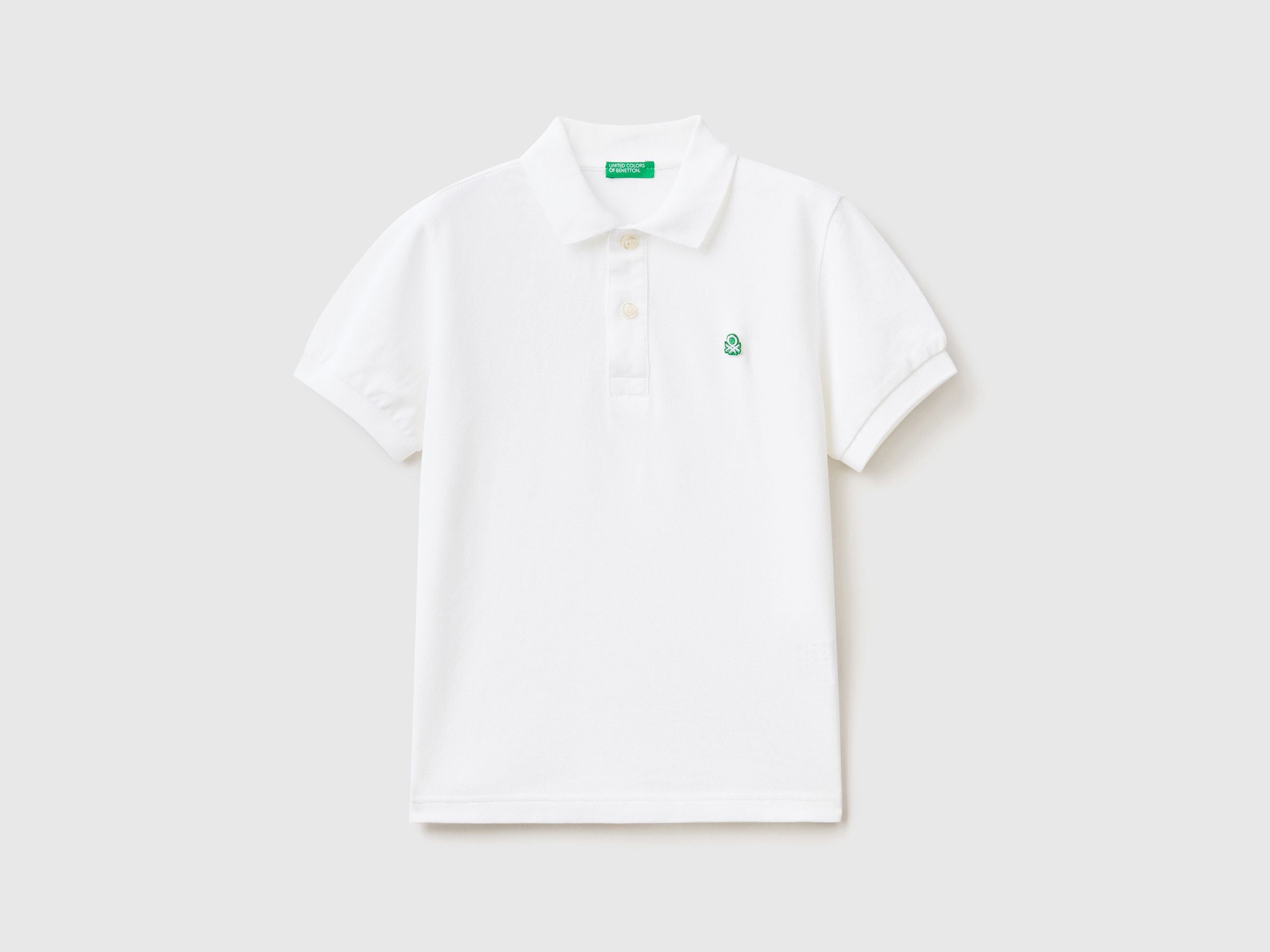 Slim fit polo in 100% organic cotton