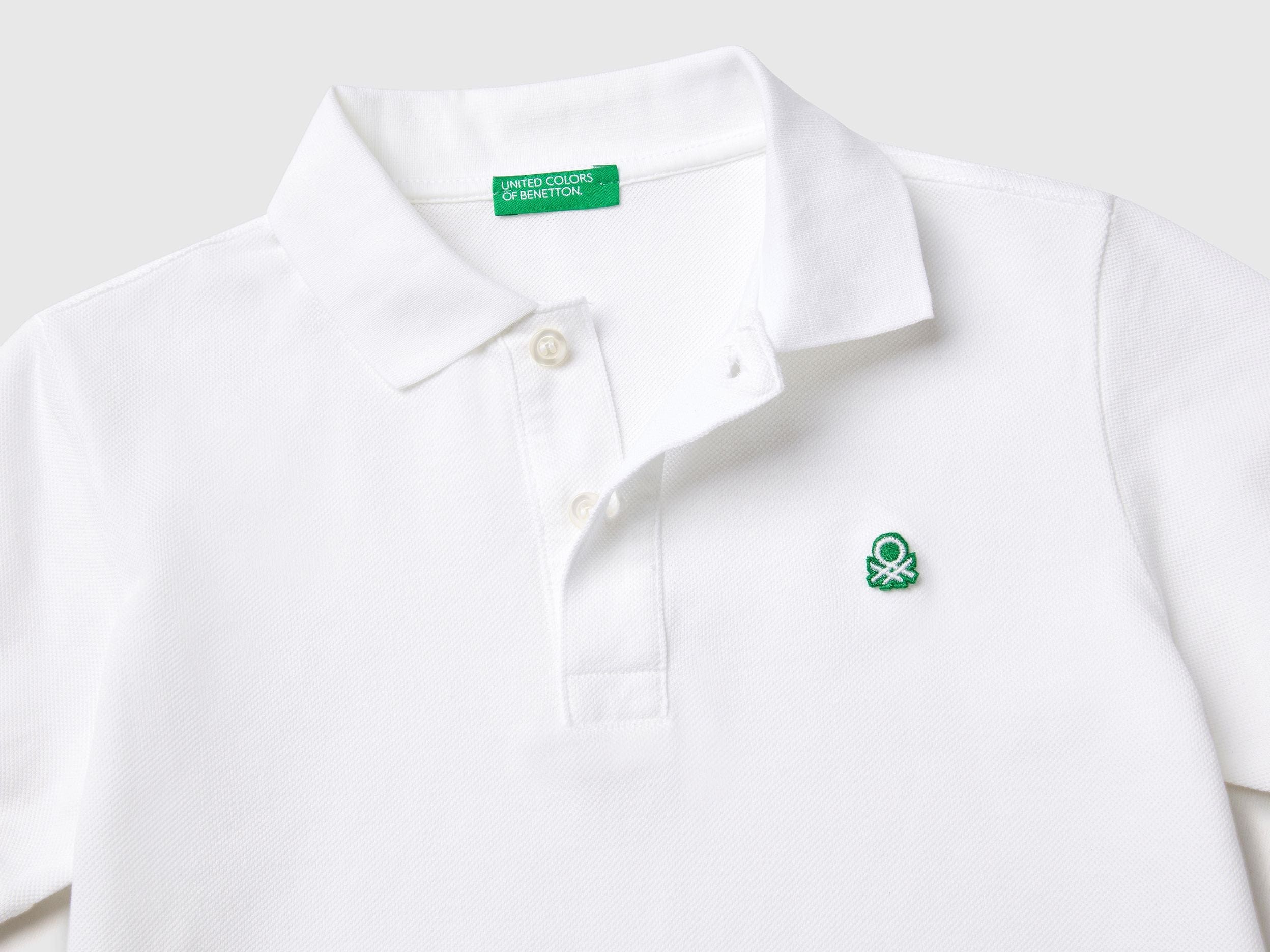 Slim fit polo in 100% organic cotton