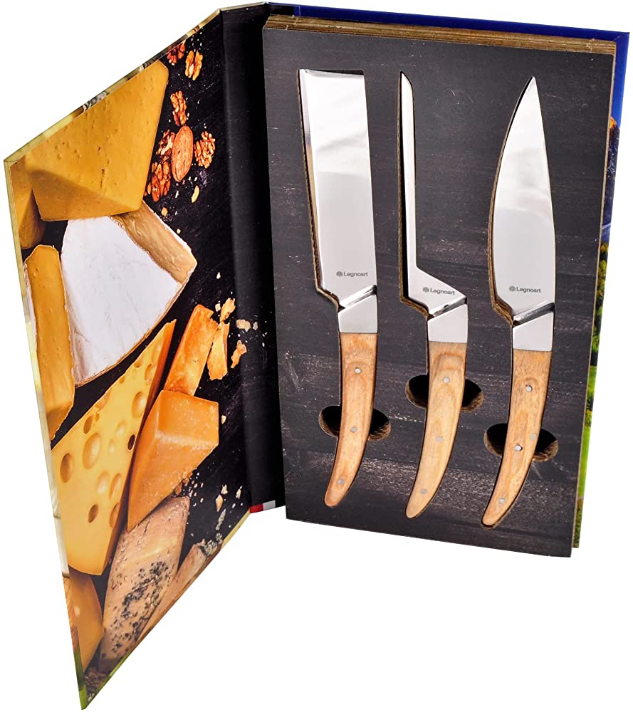 Legnoart Caseus Cheese Set With Light Wood Handle Ck-40B