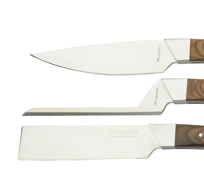 Legnoart Caseus Cheese Set With Light Wood Handle Ck-40B