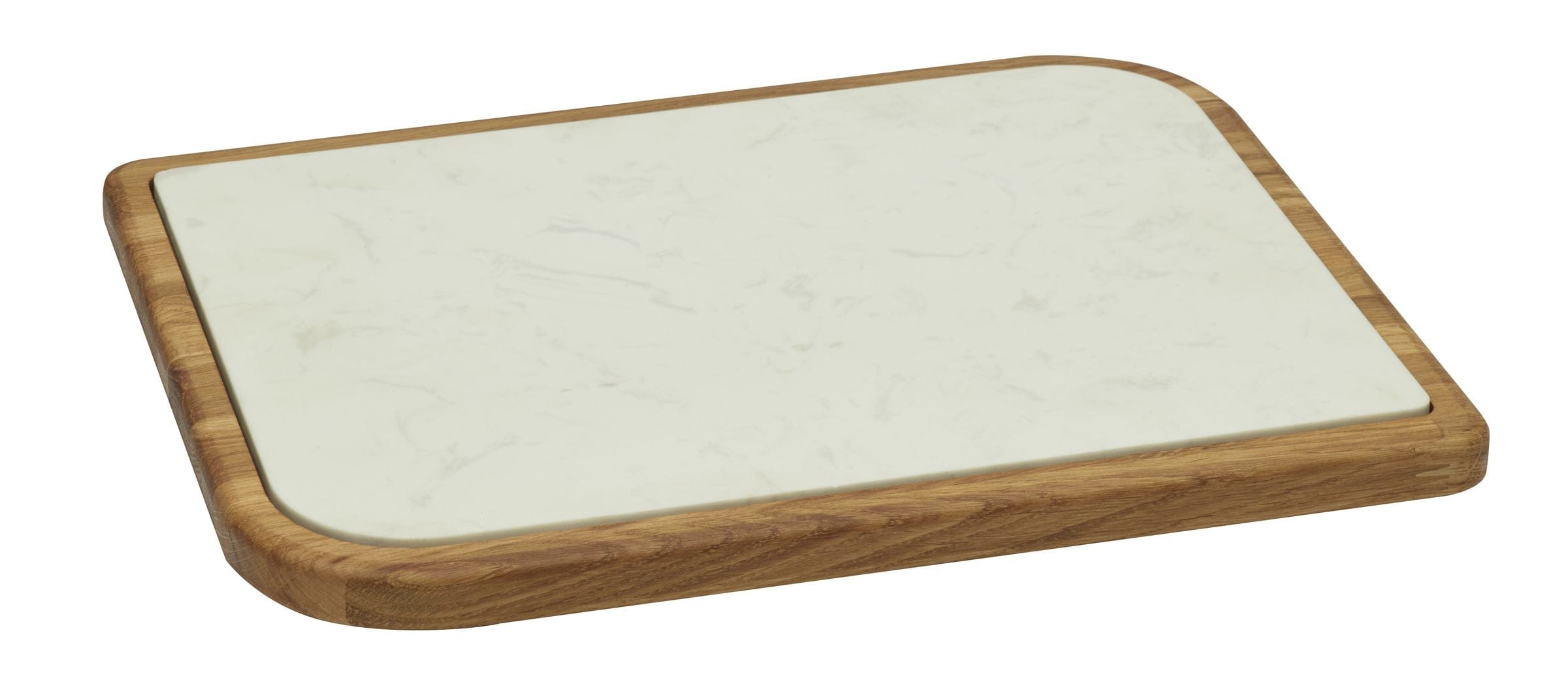 Legnoart Cheese Place Oak Wood Cheese Plate+Marble Insert Mm 370X280X20 Cp-10L