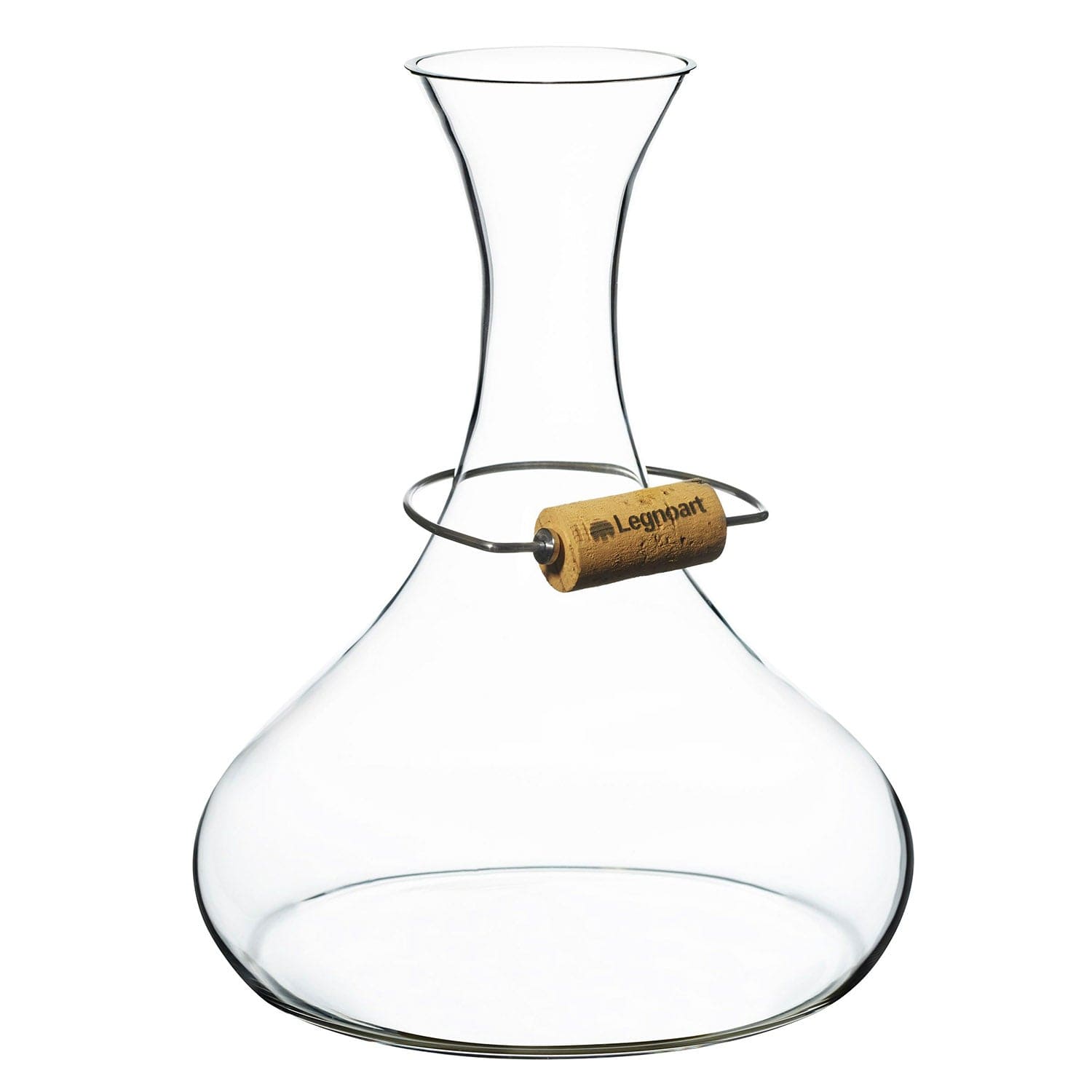 Legnoart Langhe Decanter Crystal & Oak, Dying Stand,Funnel,Cork Holder,Wooden Crate