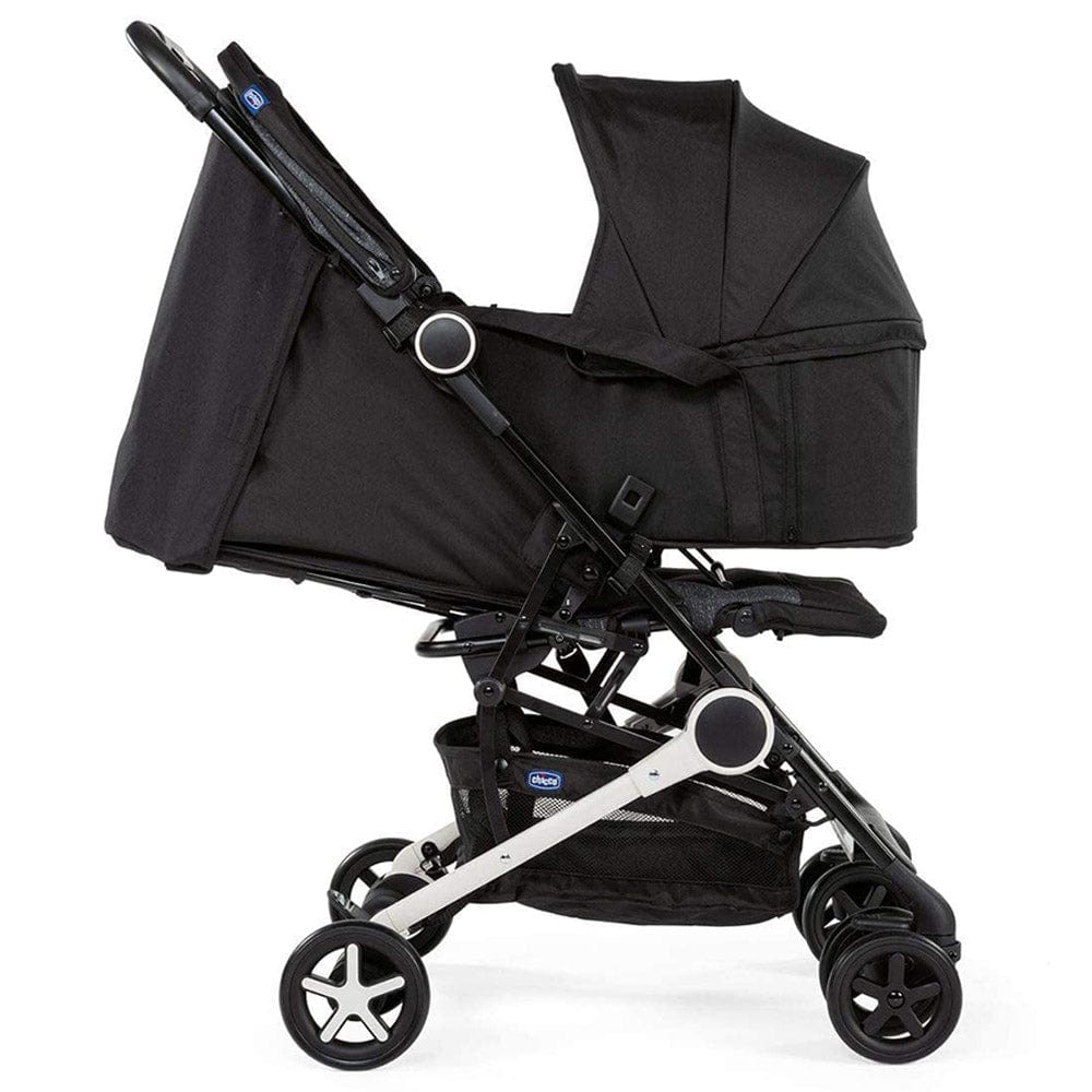 CHICCO SOFT CARRYCOT FOR MIINIMO AND GOODY STROLLER  JET BLACK