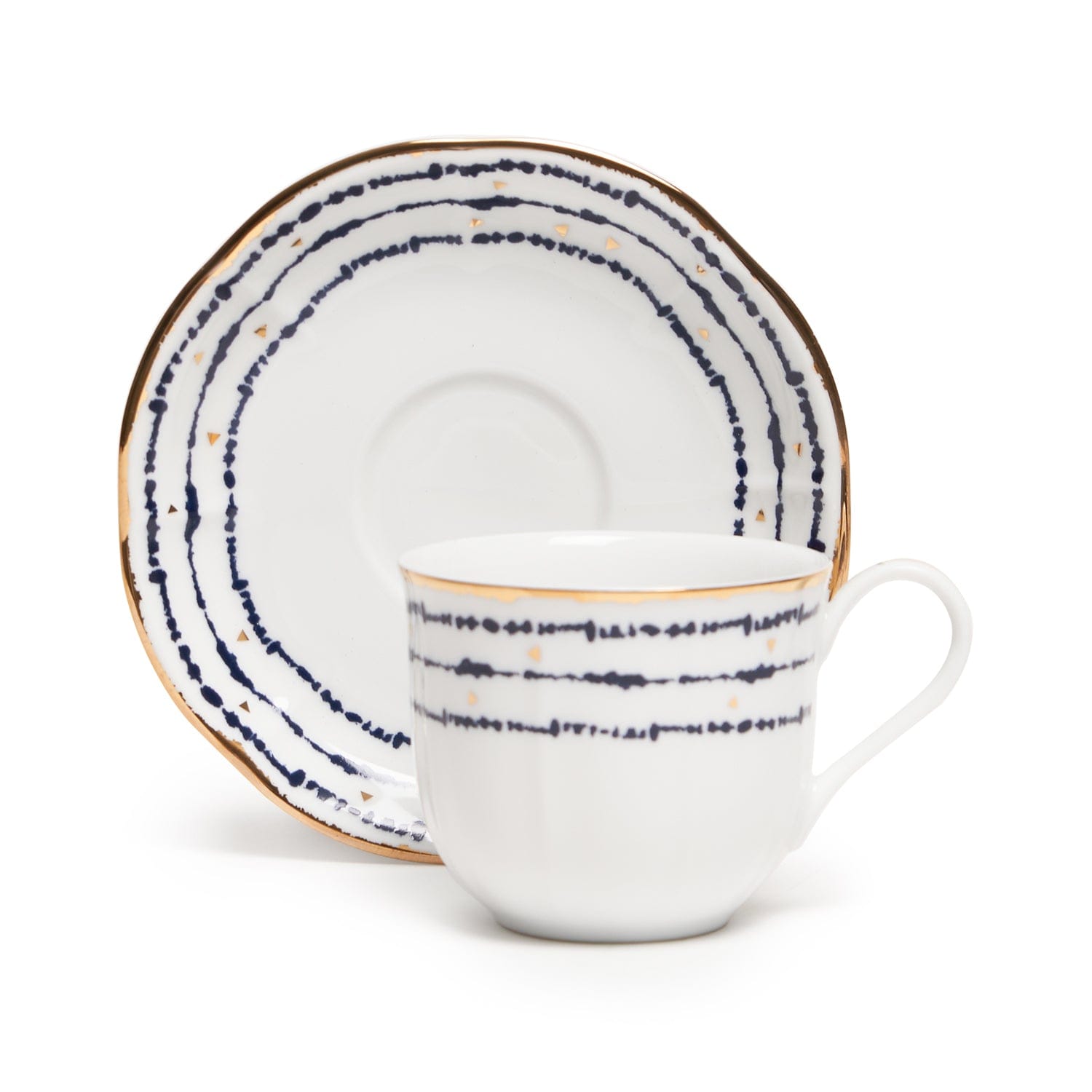 Dankotuwa Umi 6 +6 Tea Cup + Saucers - Umi-789/787