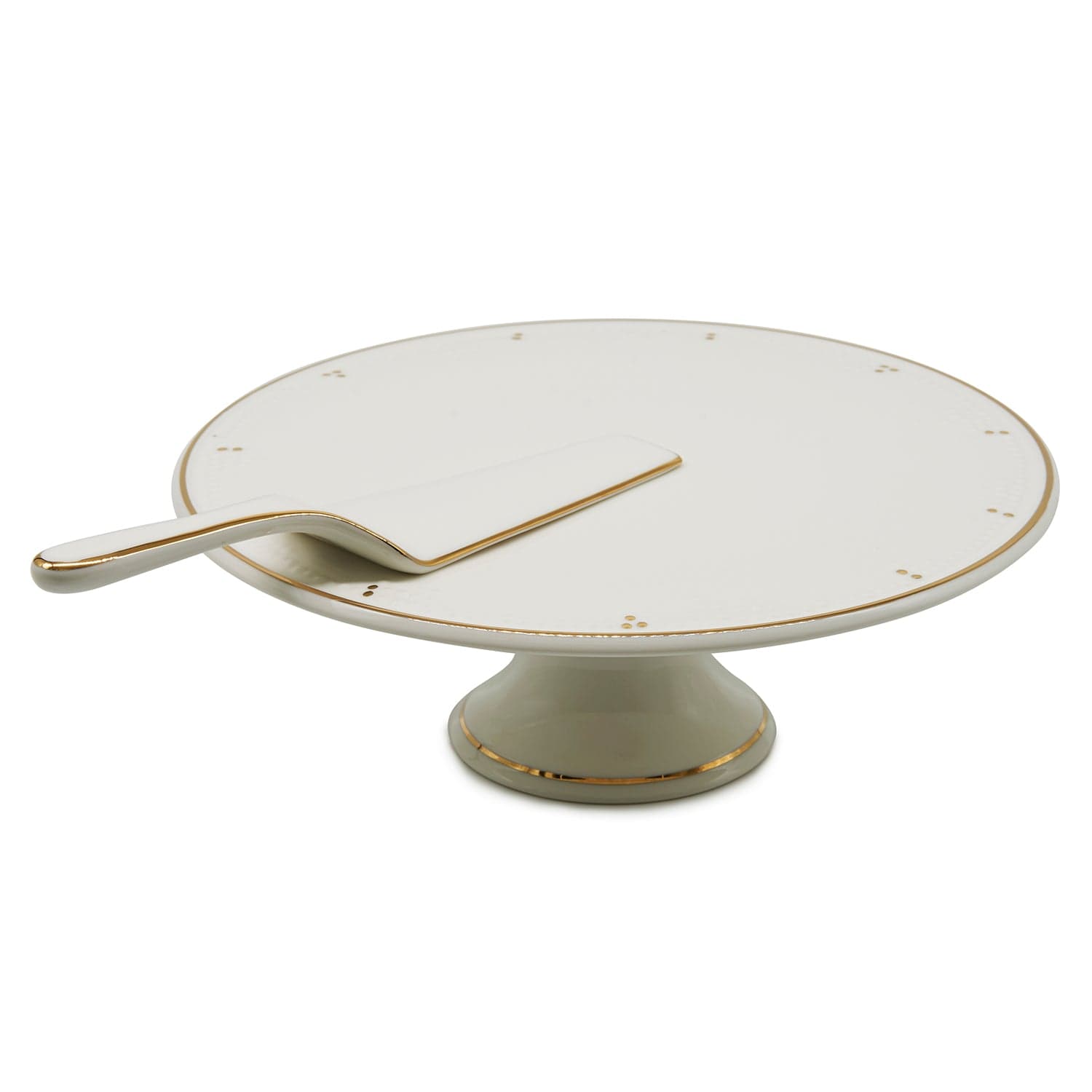 Dankotuwa Eve Cake Stand With Serving Spoon-EVE-12749-121