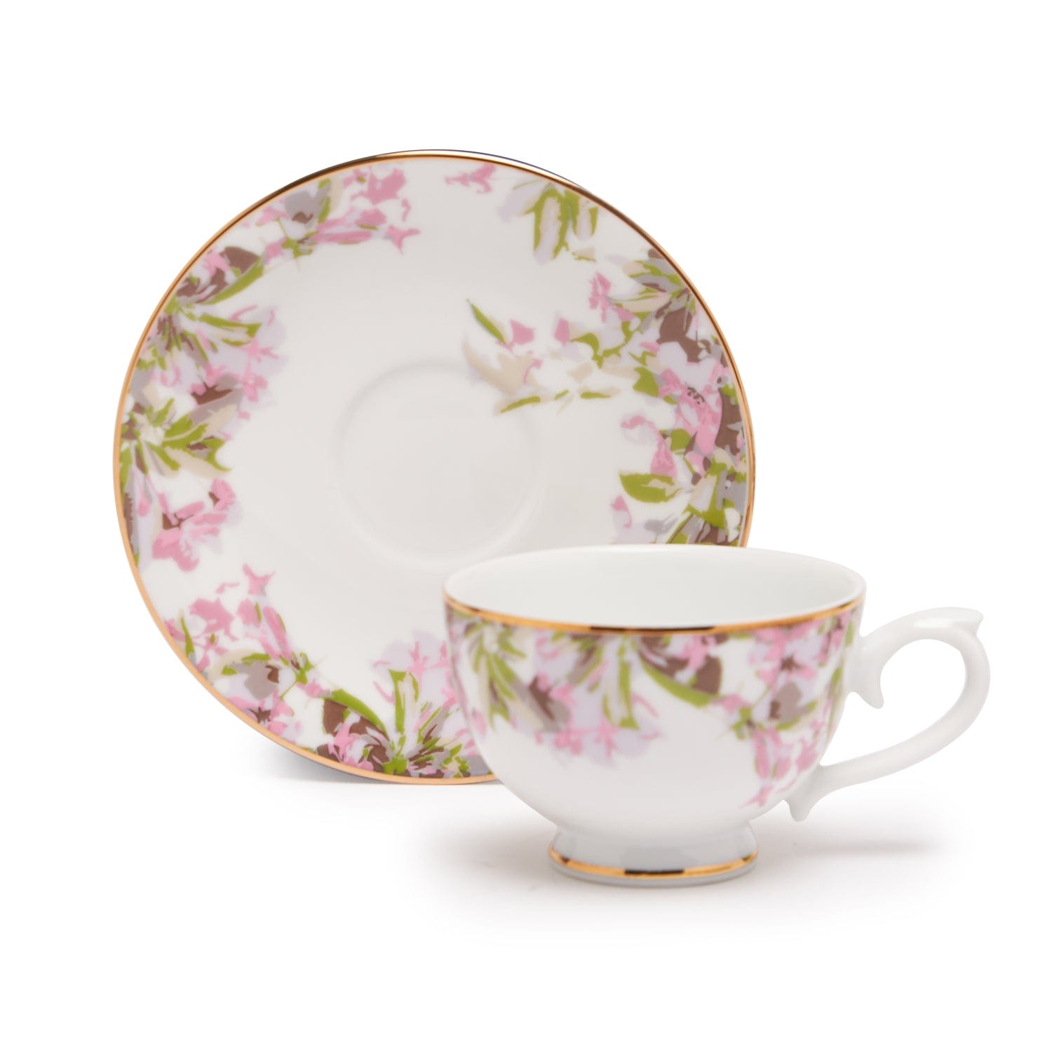 Dankotuwa Magnolia 6Pc Tea Cup And Saucer