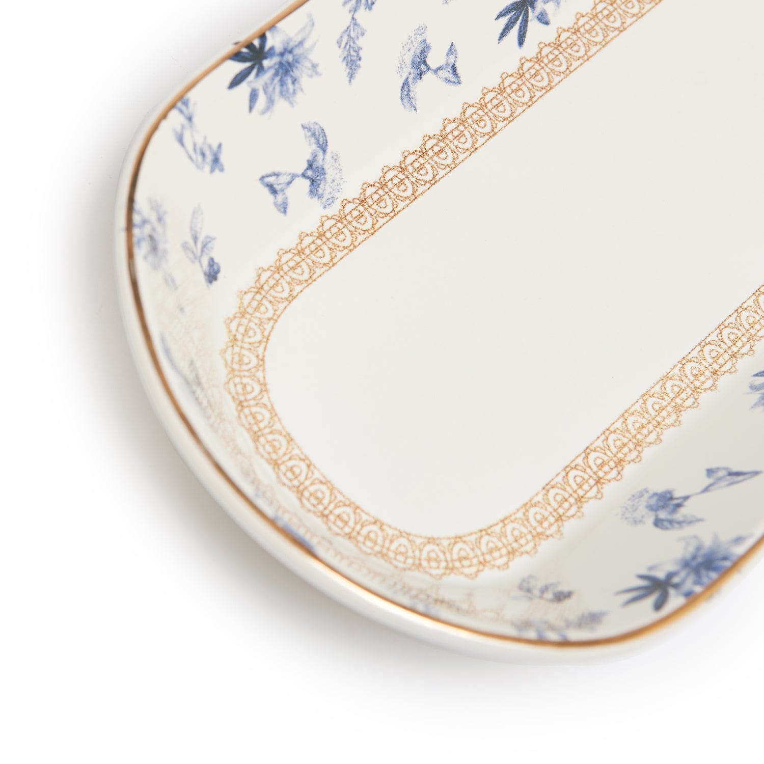 Blue Bird Gondola Plate 1 Pc