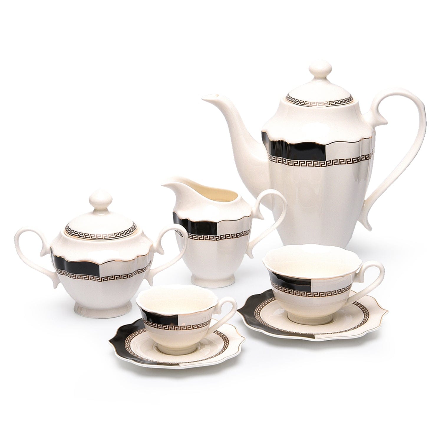 Worthyway Trudy 83Pc Dinner Set Vict-Shape Bp Ab