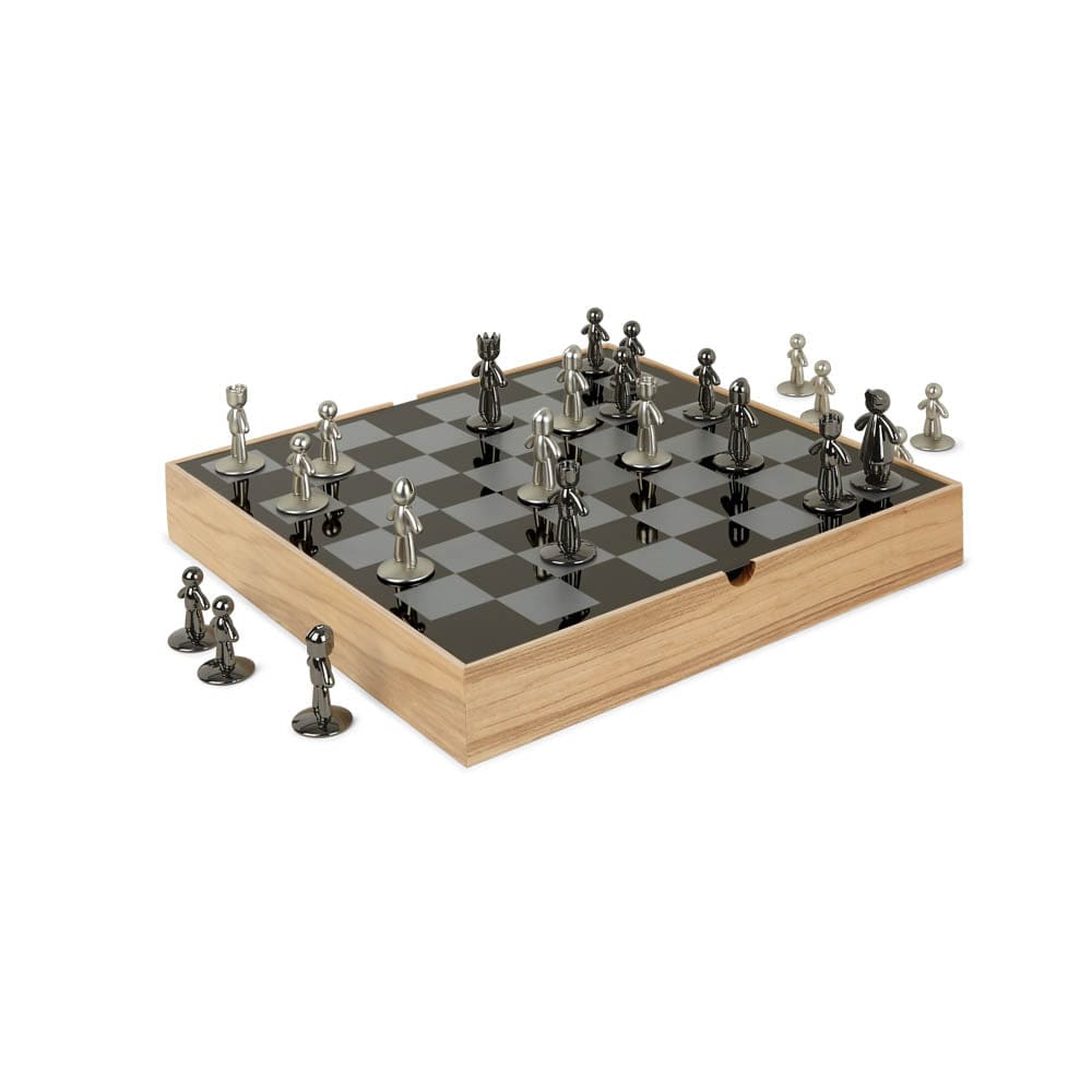 Umbra Buddy Chess Set Natural