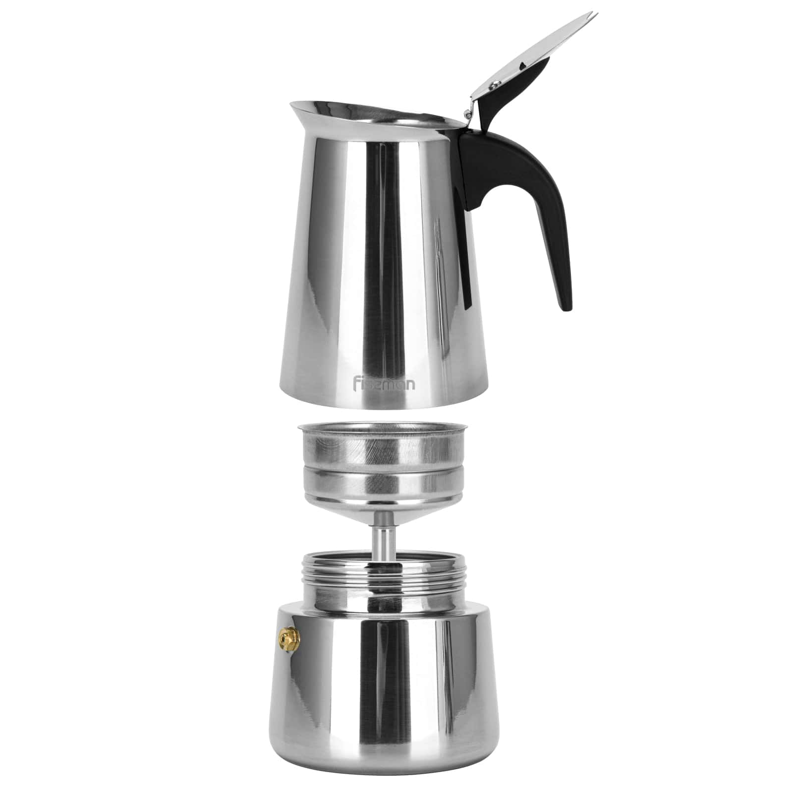 Fissman Coffee Maker (450ml) For 9 Cups (Stainless Steel)