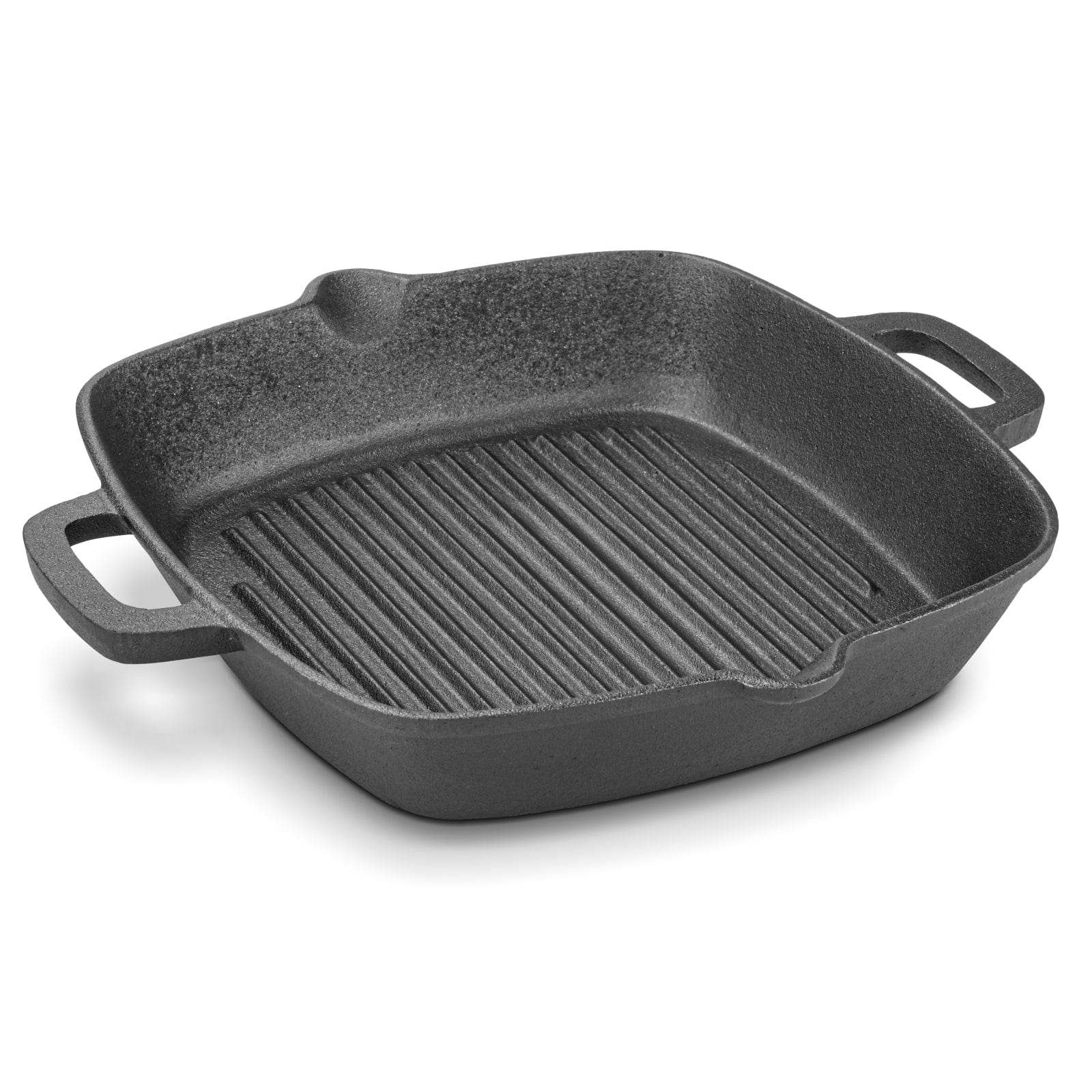 Fissman Square Grill Pan  Cast Iron  Black 26x5.3cm