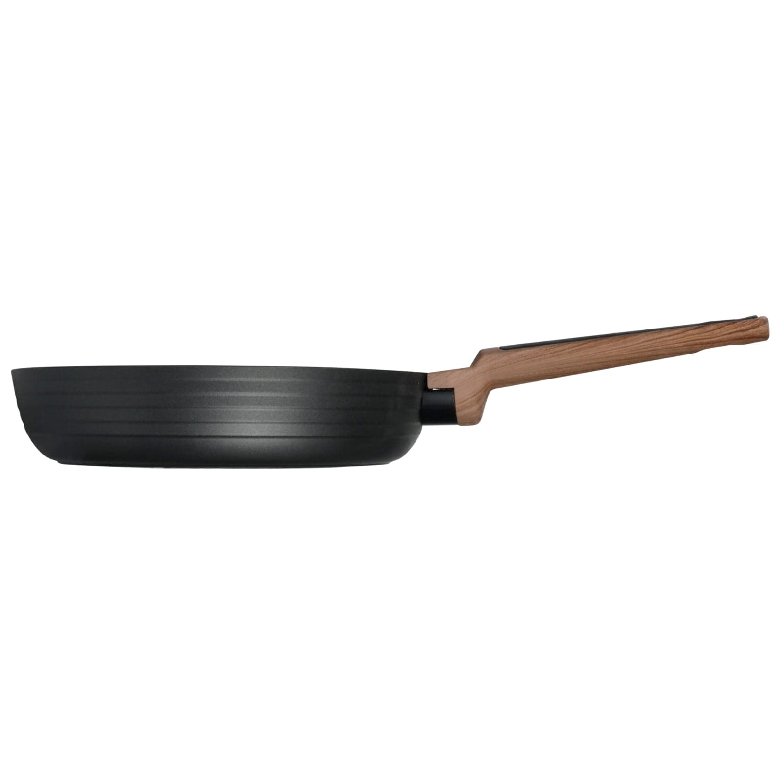 Fissman Frying Pan Diamond Series Series Aluminum With Induction Bottom And Professional Non Stick Coating Greblon C3+ Black 26x5.8cm