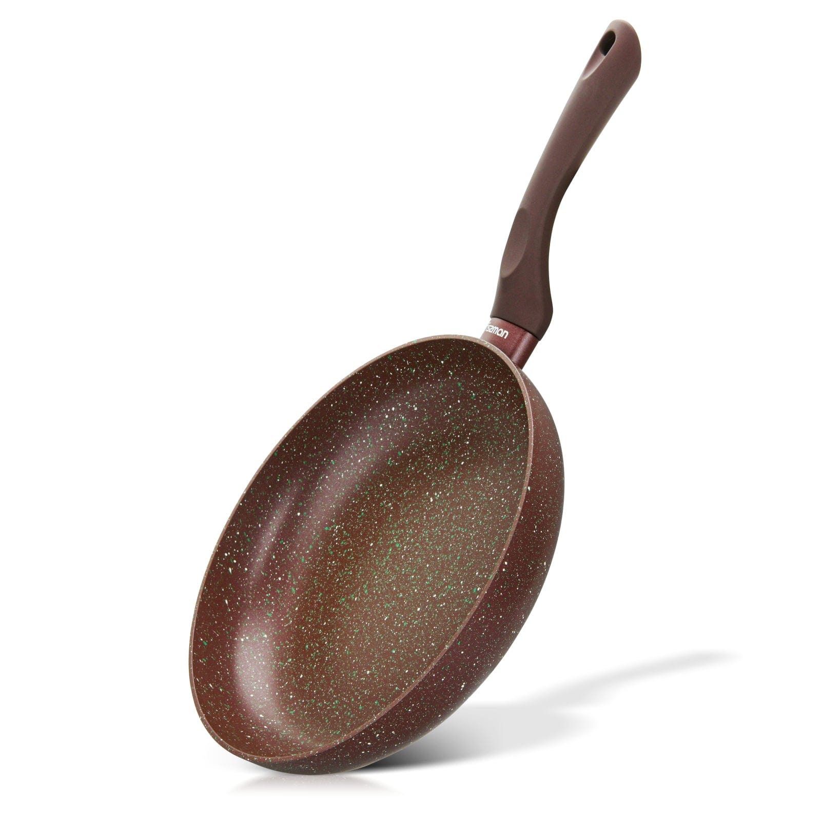 Fissman Deep Frying Pan Mosses Stone Professional Non Stick Coating TouchStone Brown 24x5cm