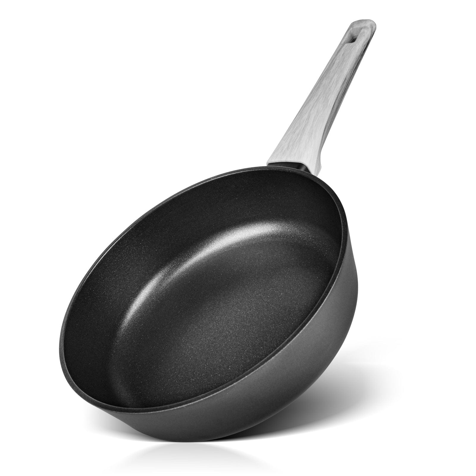 Fissman Deep Frying Pan Aluminum Coating Mira Series Blackgrey 24cm Jashanmal 5583