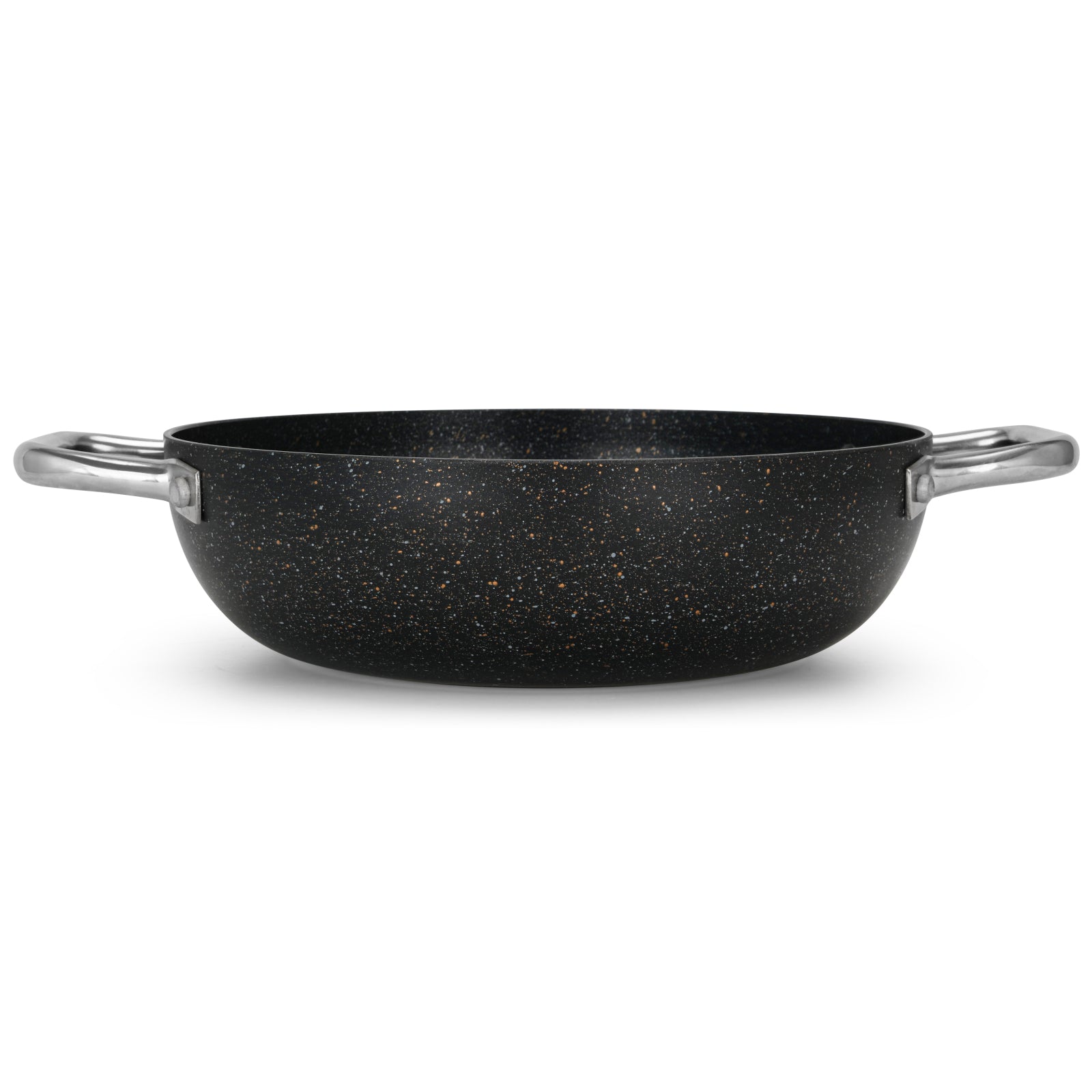 Fissman Wok Pan Promo Series With Aluminum And Non Stick Coating 26X7.8Cm/3.3Ltr Black