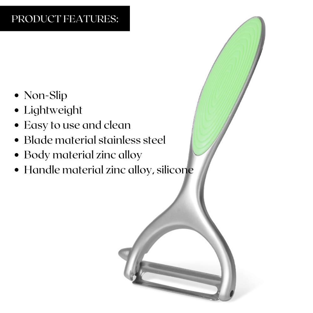 Fissman Y-Shaped Peeler with Zinc and Alloy  Luminica Series Green 15cm