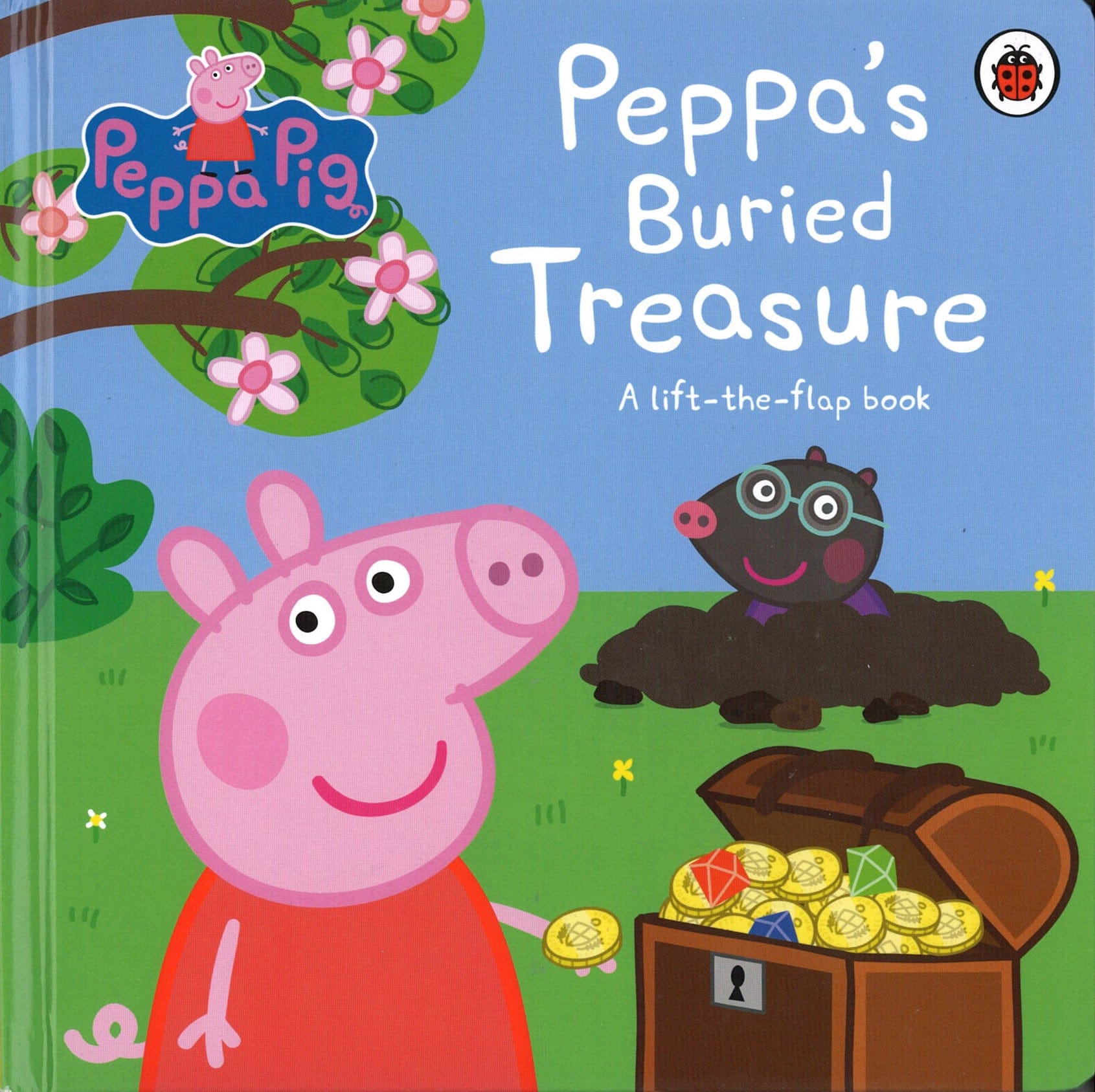 Peppa Pig: Peppa's Buried Treasure: A lift-the-flap book