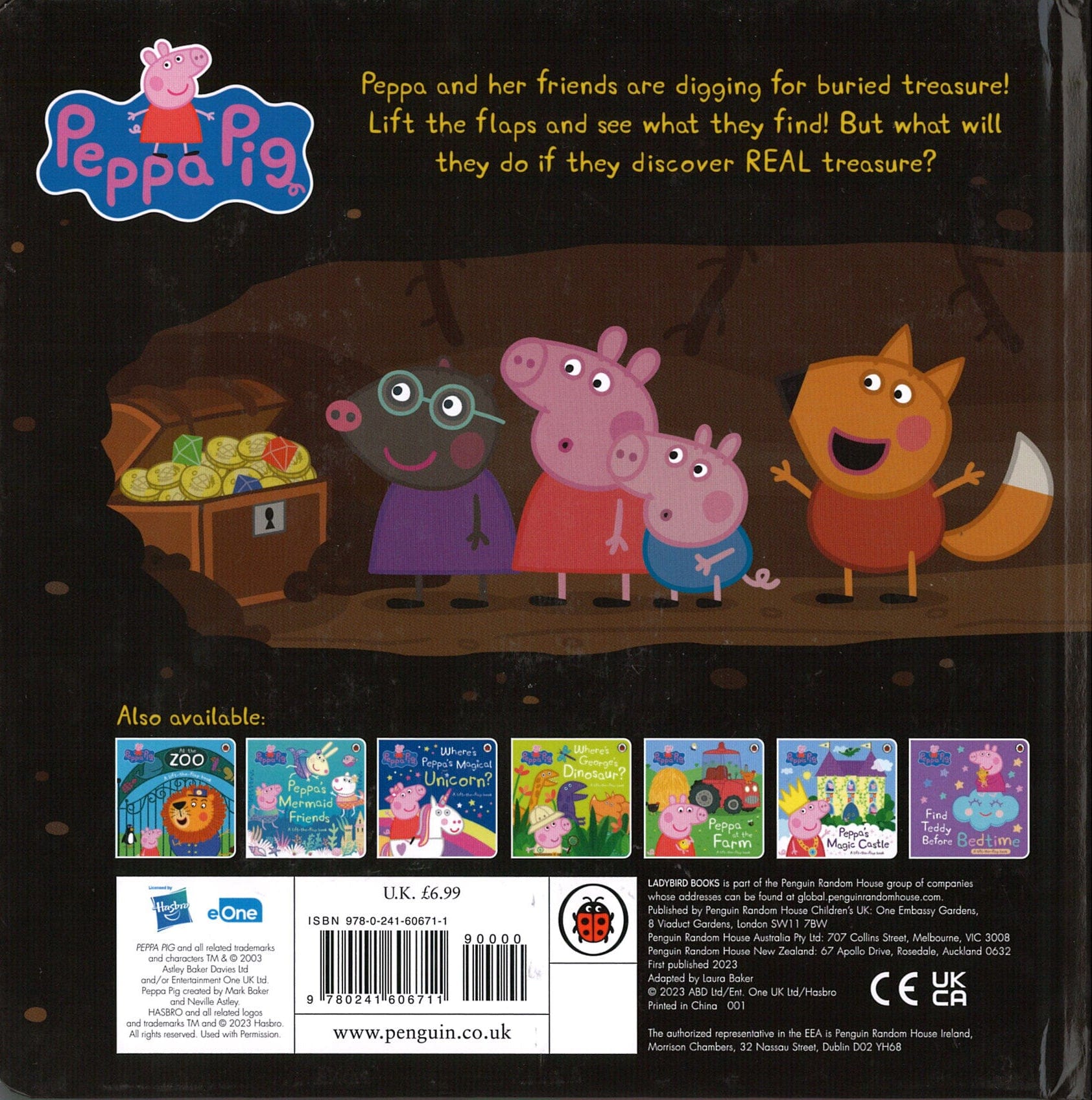 Peppa Pig: Peppa's Buried Treasure: A lift-the-flap book