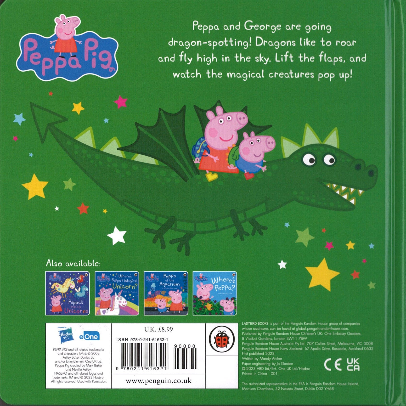 Peppa Pig: Peppa's Pop-Up Dragons: A pop-up book