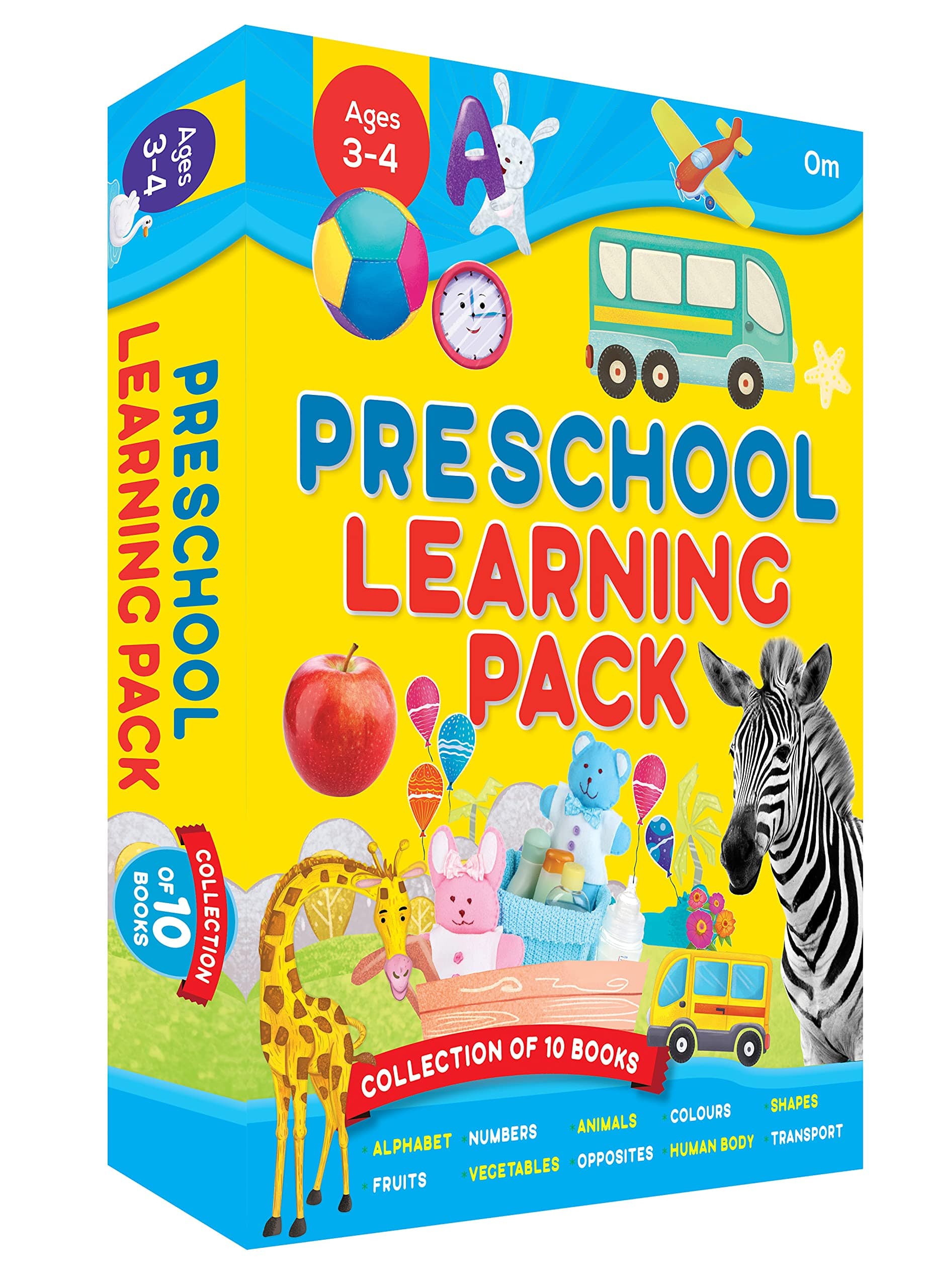 Preschool Learning Pack: Collection of 10 books: Activity Books