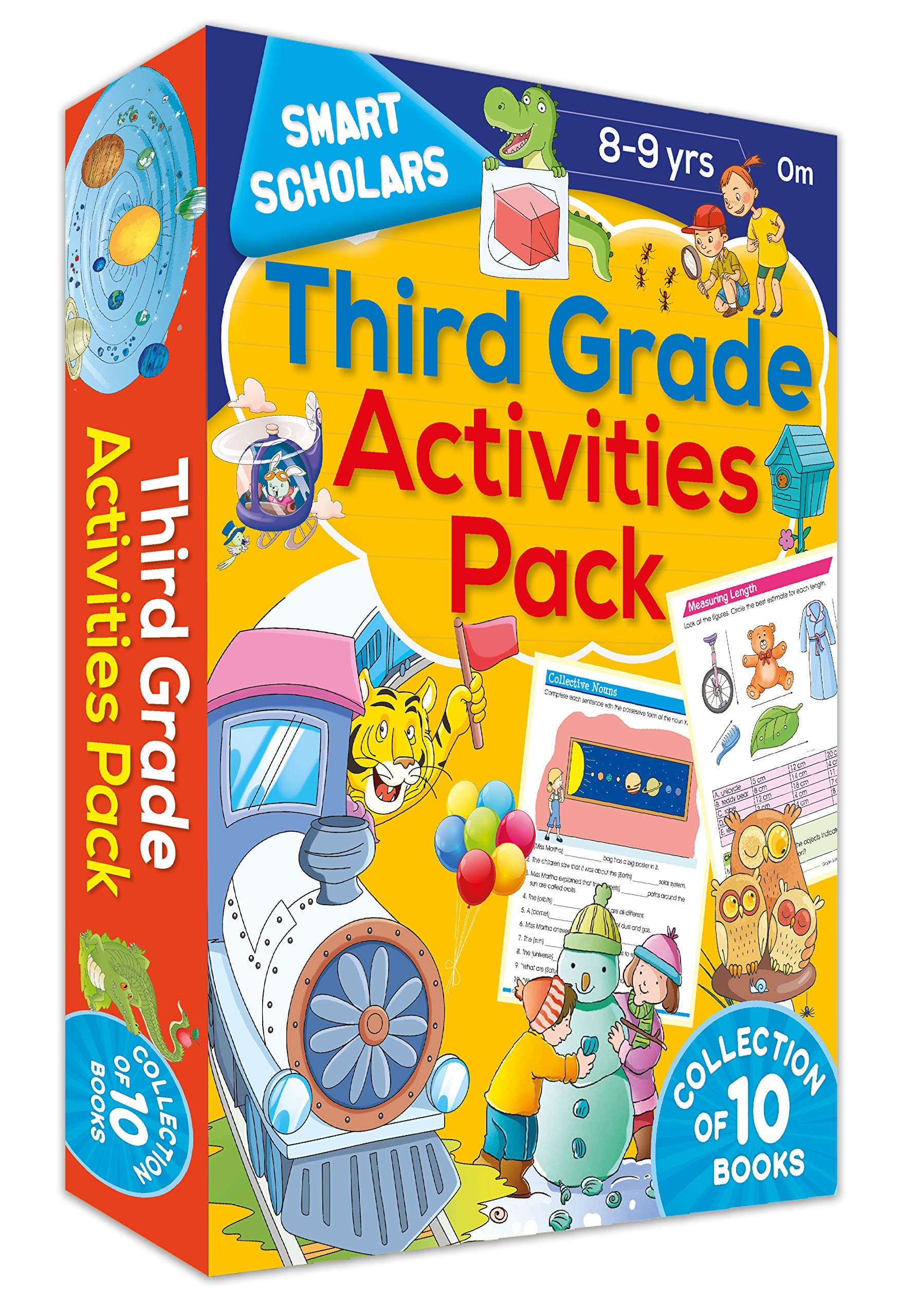 Third Grade Activities Pack: Collection of 10 books: Smart Scholars