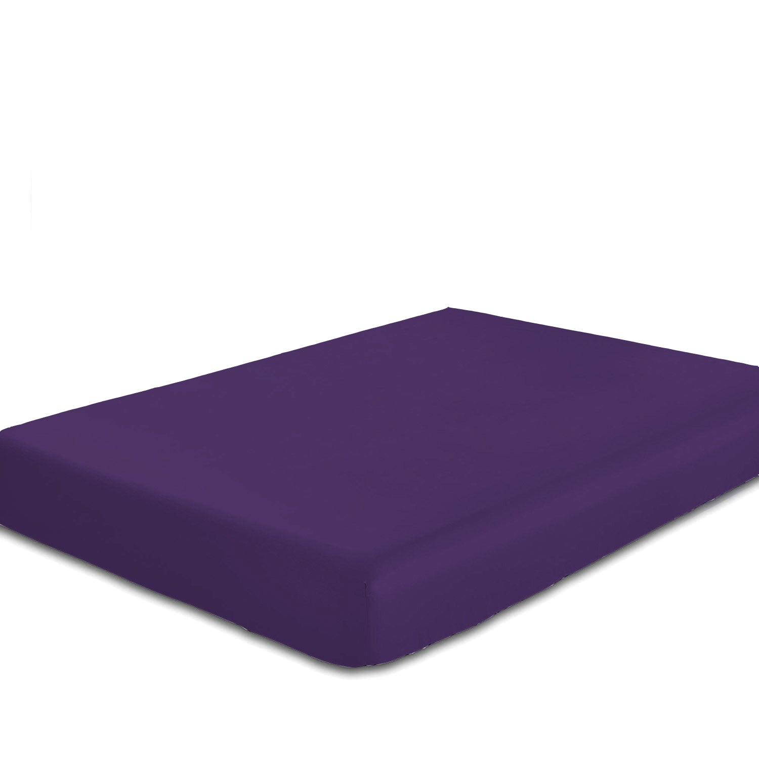 Cotton Home 1-piece Fitted Sheet Super Soft Dark Purple