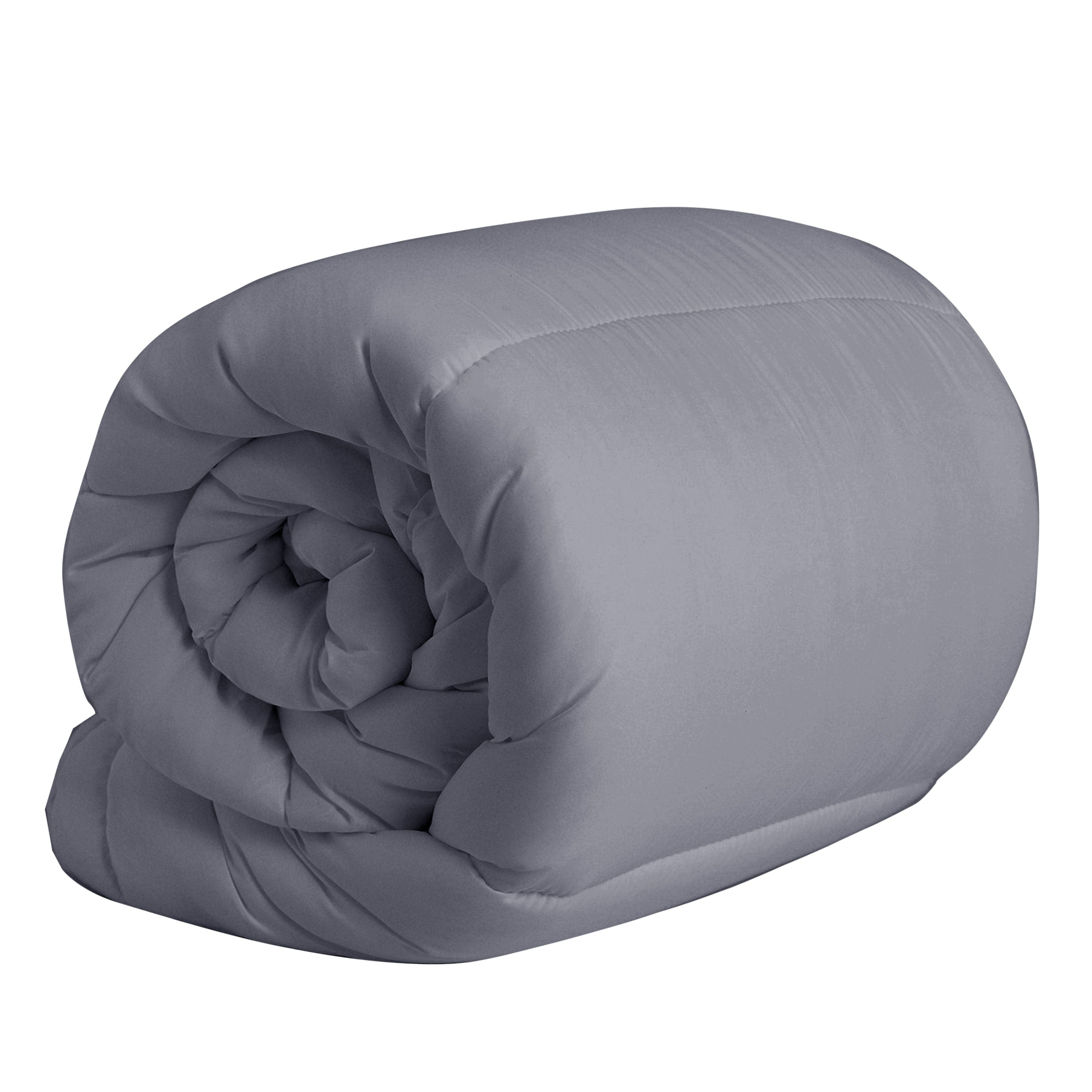 Cotton Home Roll Comforter Silver