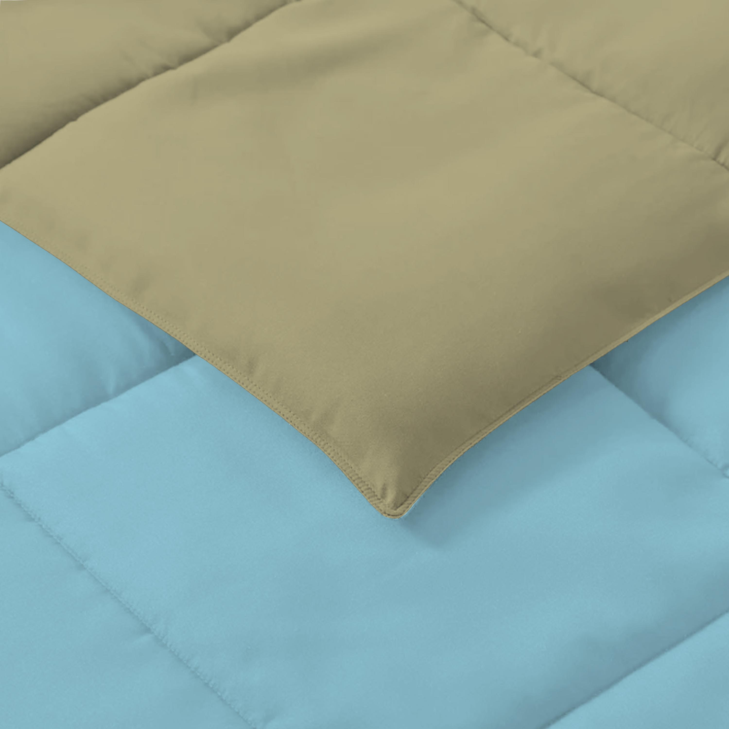 Cotton Home Adult 3-piece Set Reversible Comforter Teal