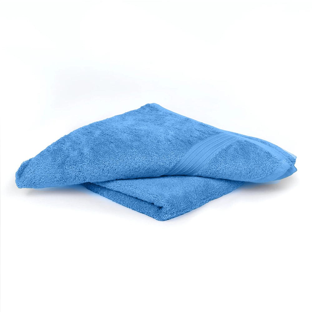 Cotton Home Bath Towel 2-piece Set Light Blue