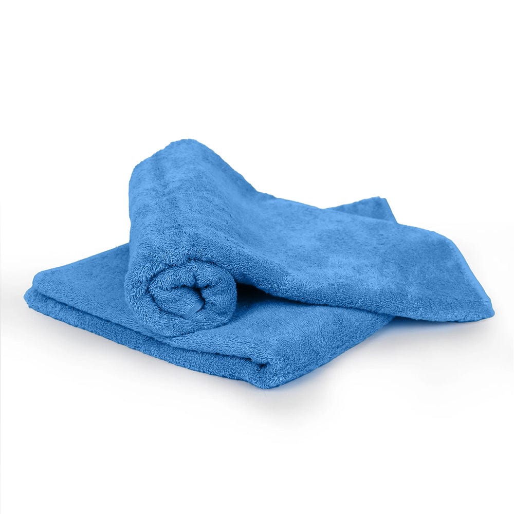 Cotton Home Bath Towel 2-piece Set Light Blue