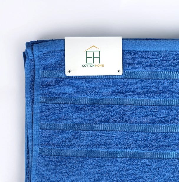 Cotton Home 100% Cotton Aqua Breeze Bath Towel Blue