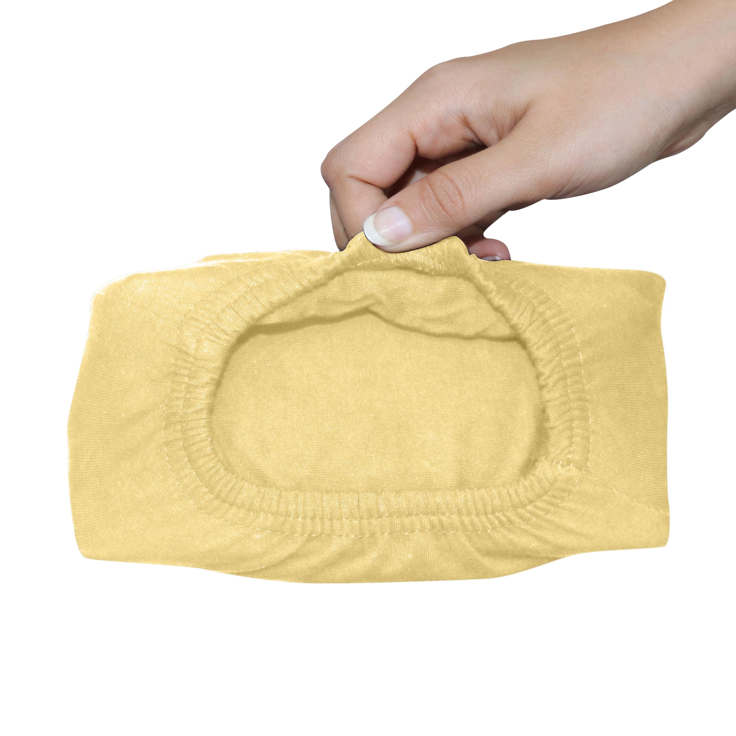 Cotton Home Jersey 1-piece Fitted Sheet Yellow