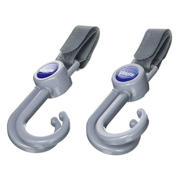 Chicco Universal Stroller Hook Set 2 Pieces Grey