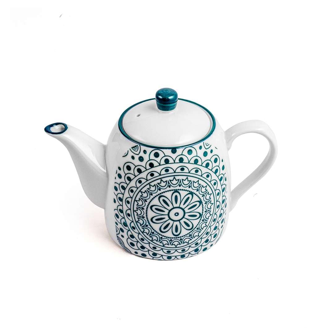 Che Brucia Arabesque Green Porcelain Porcelain Coffee Pot 700 ml