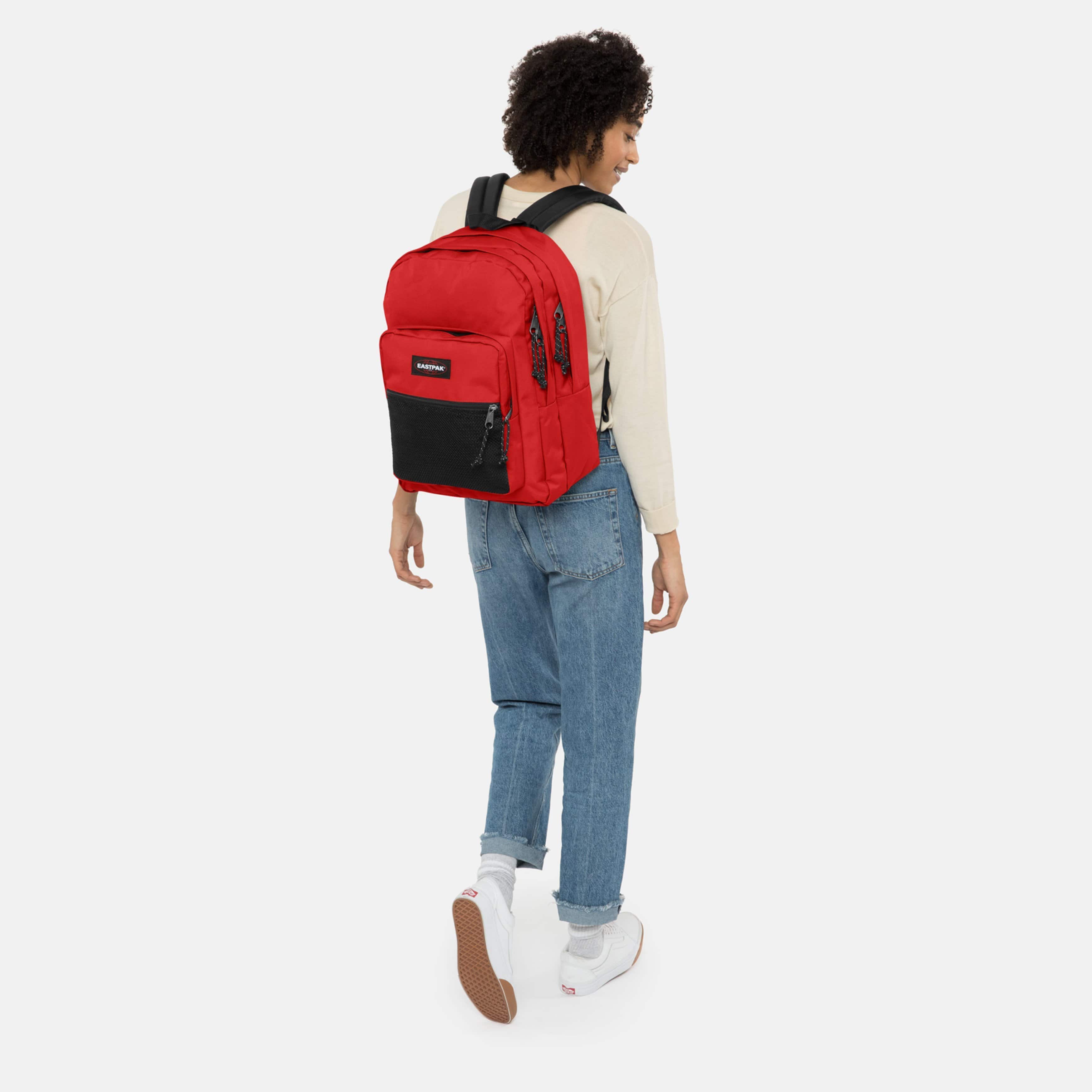 Eastpak Pinnacle Teasing Red Medium Backpack - EK06001X