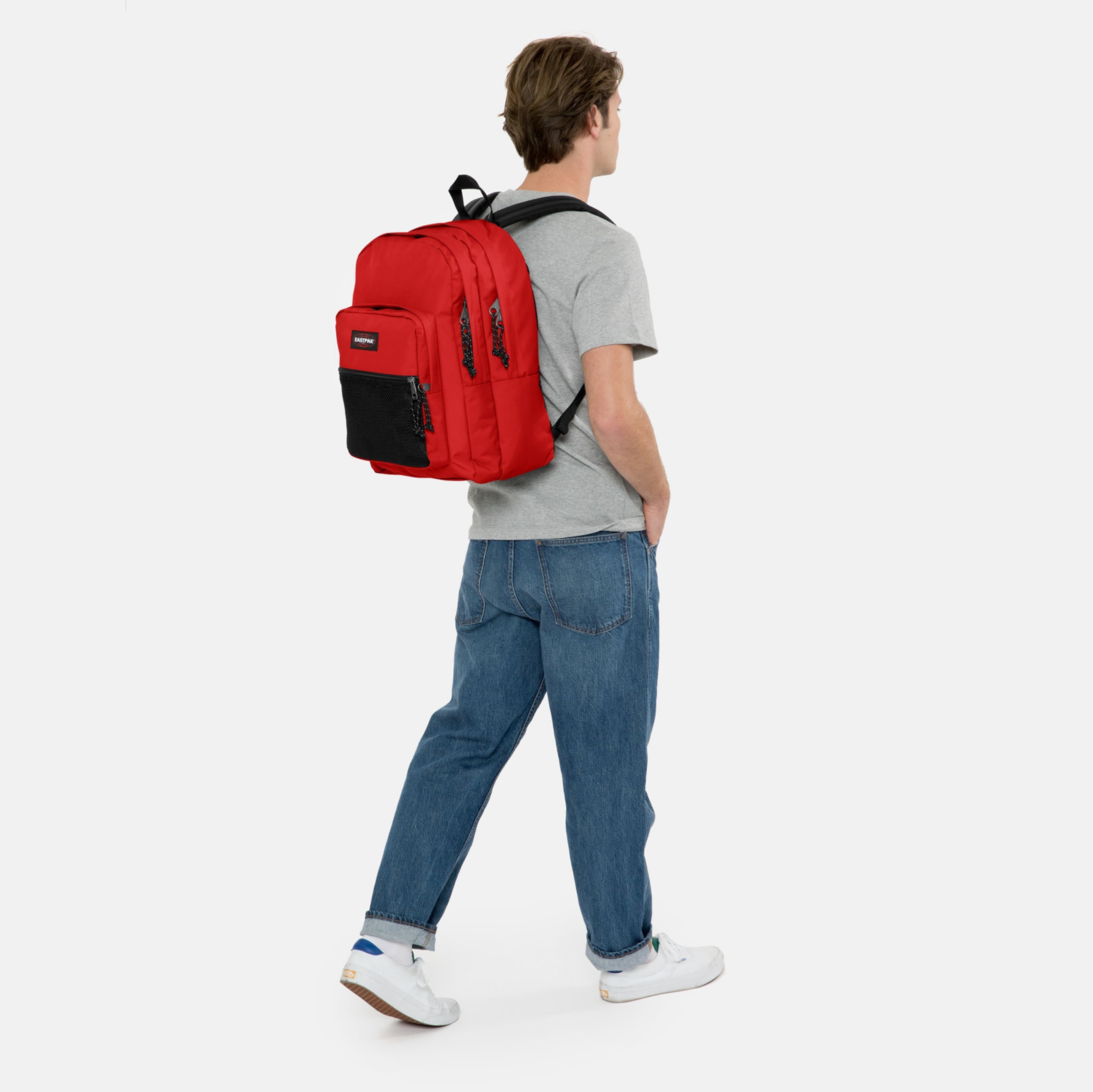 Eastpak Pinnacle Teasing Red Medium Backpack - EK06001X