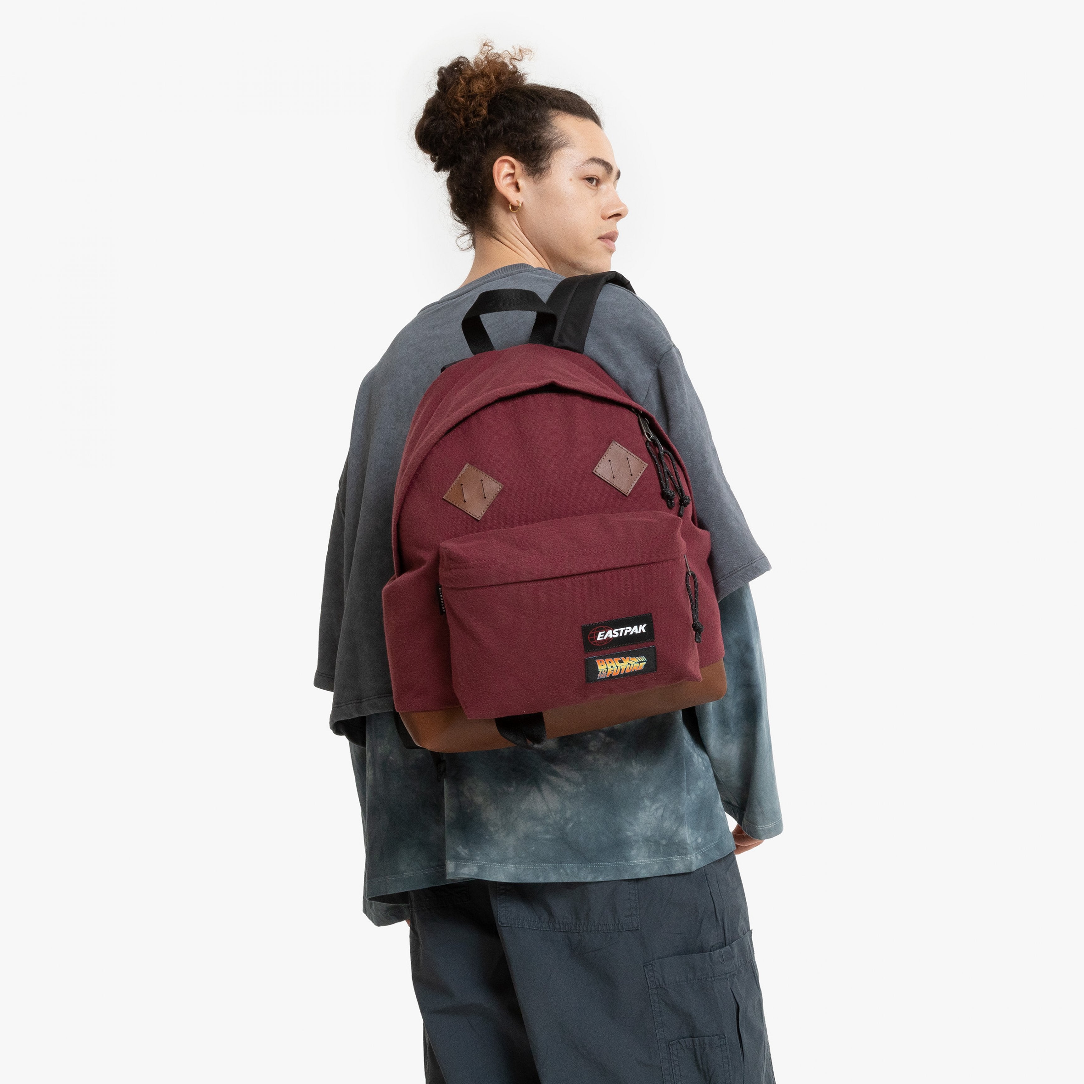 Eastpak Padded Mcfly BTTF Burgundy Medium Backpack EK0A5BGI2F31