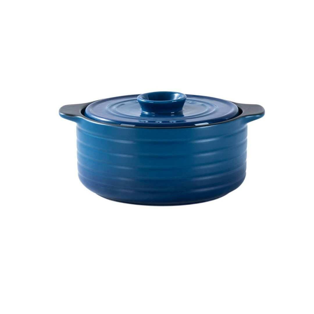 Che Brucia Direct Fire Ceramic Cooking Casserole Blue