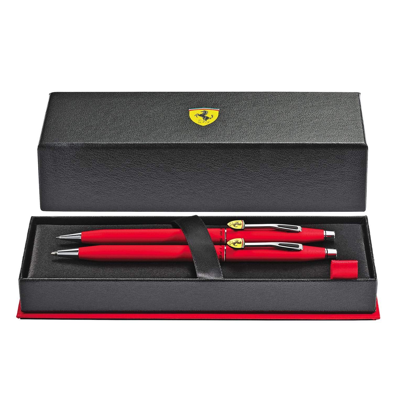 Cross Classic Century Collection for Scuderia Ferrari - Matte Rosso Corsa Red Ballpoint Pen/Pencil Set - Jashanmal Home