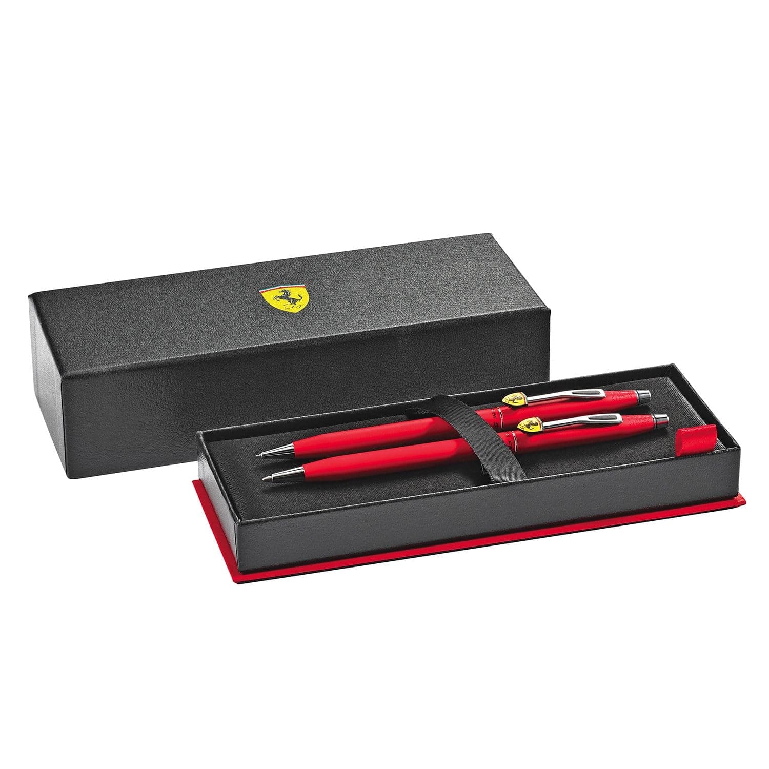 Cross Classic Century Collection for Scuderia Ferrari - Matte Rosso Corsa Red Ballpoint Pen/Pencil Set - Jashanmal Home